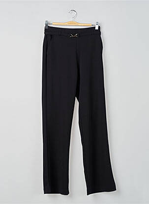 Tiesi kelnė krepos audinys normala dydis juodas GEISHA moteris