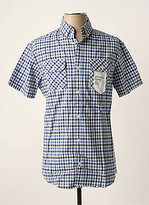 Trumpa rankovė marškiniai kišenės mėlyna JACK & JONES vyras