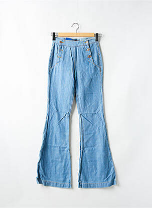 Flare tipo džinsai aukšta talija aukšta talija mėlyna TRUSSARDI JEANS moteris