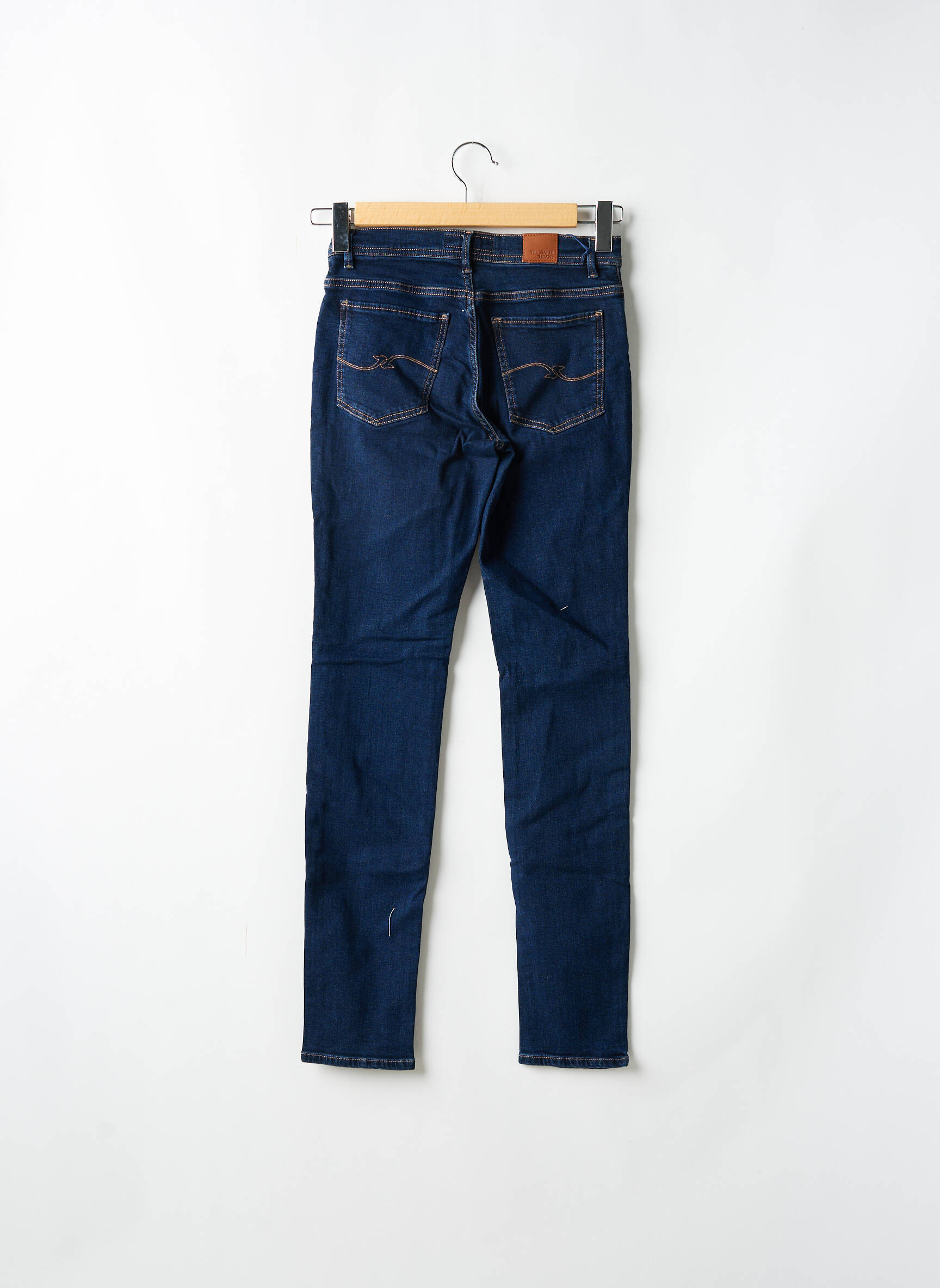 Lieknos džinsai brutinis audimas normala dydis mėlyna TRUSSARDI JEANS moteris