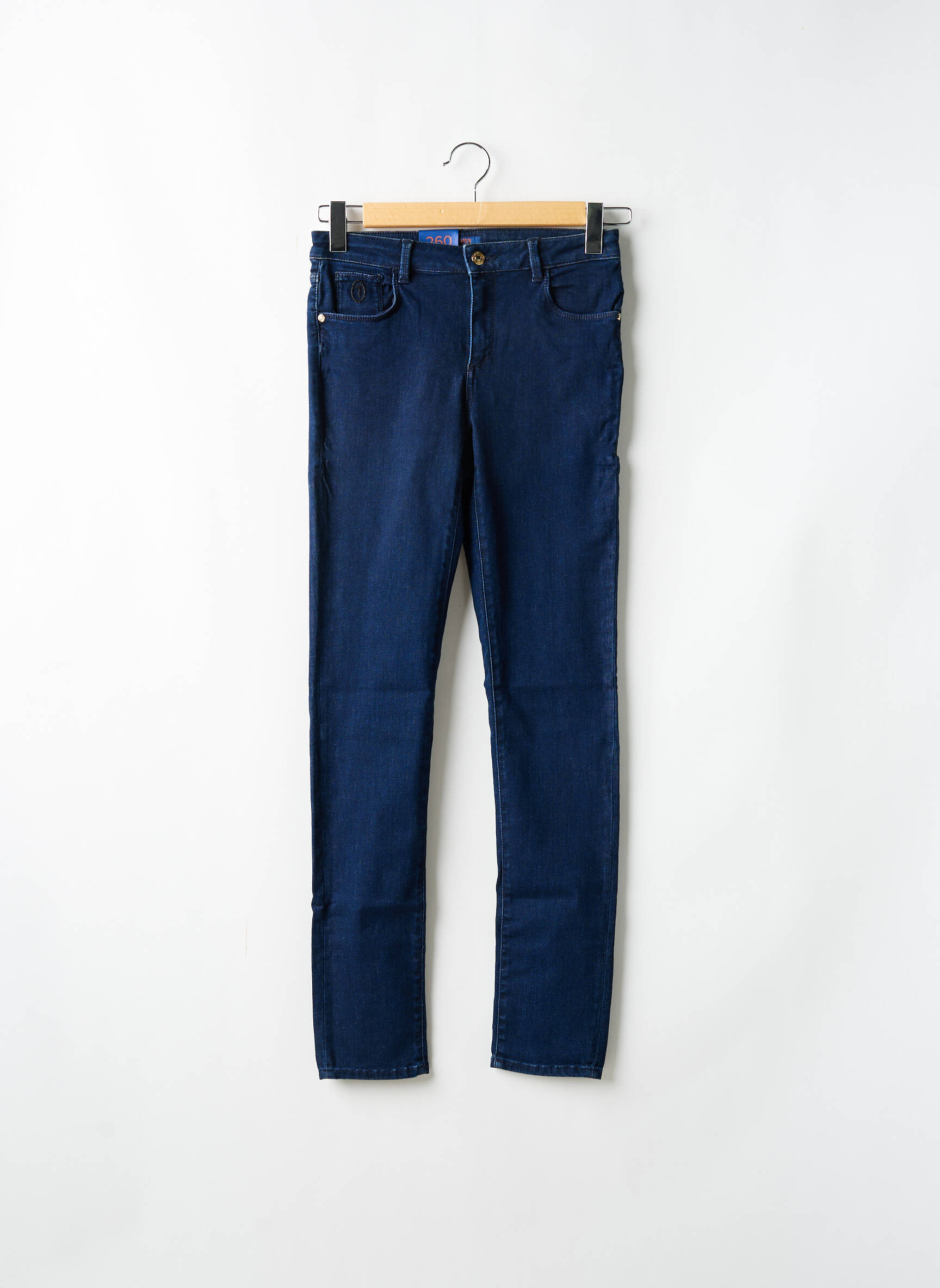 Lieknos džinsai brutinis audimas normala dydis mėlyna TRUSSARDI JEANS moteris