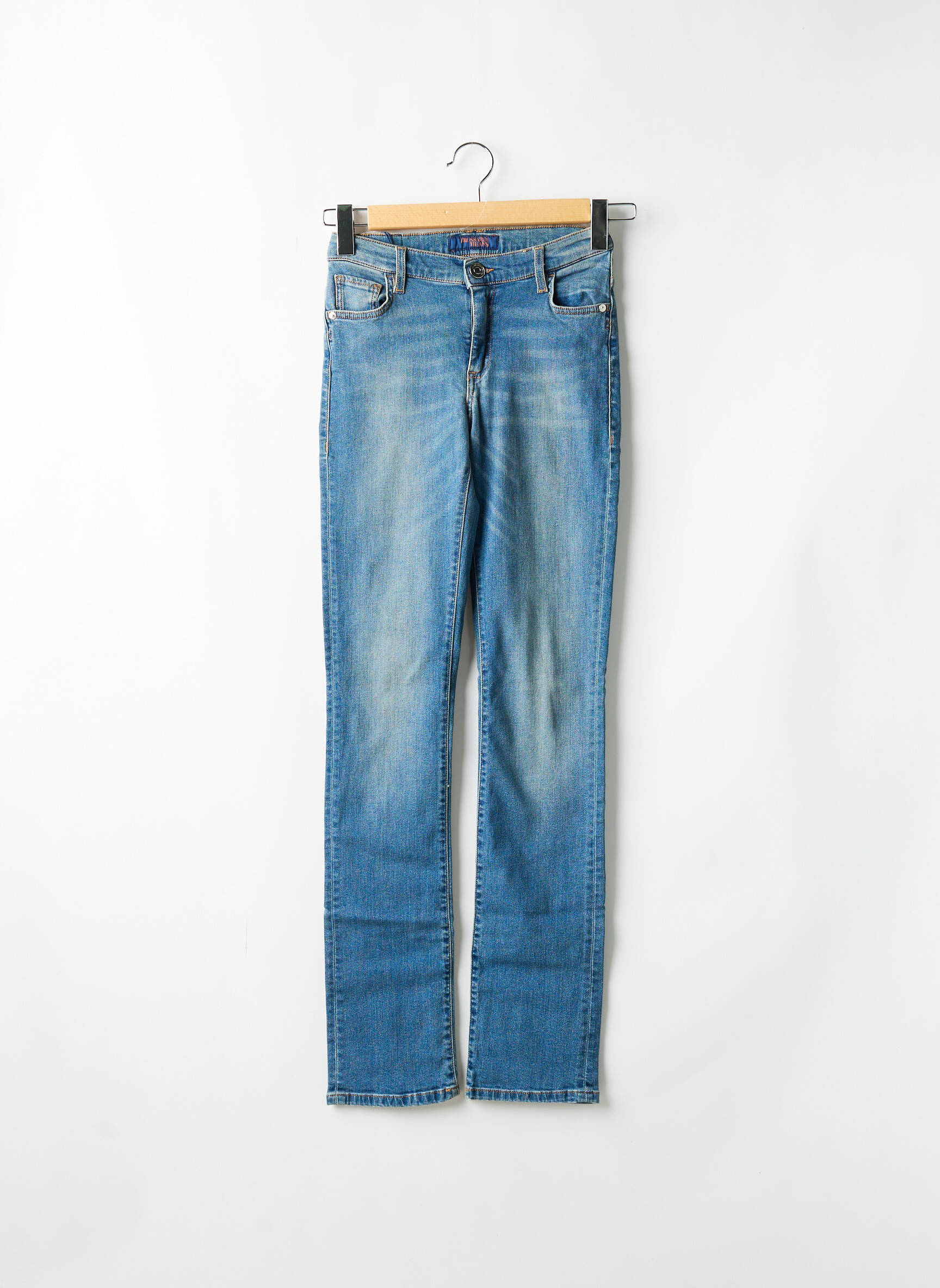 Tiesios kirpimo džinsai tamprumas normala dydis mėlyna TRUSSARDI JEANS moteris
