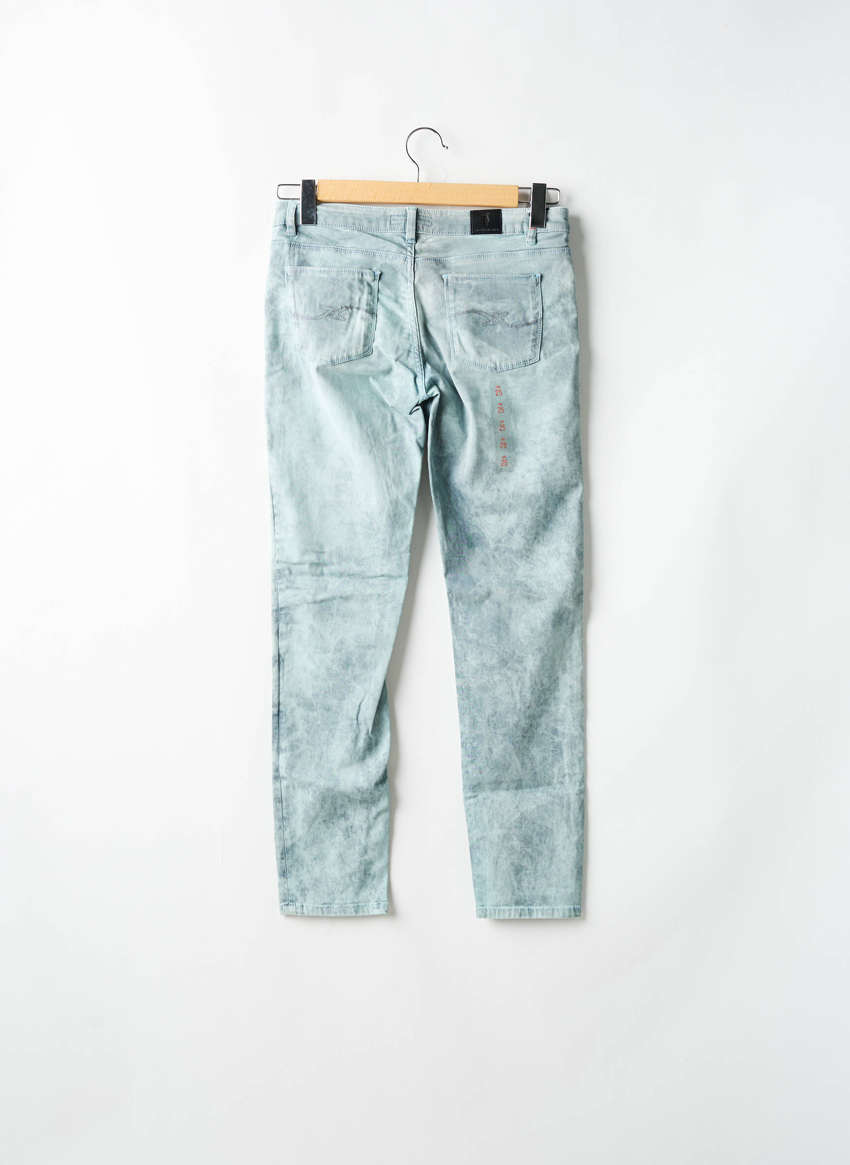 Lieknos kelnės lieknas normala dydis mėlyna TRUSSARDI JEANS moteris