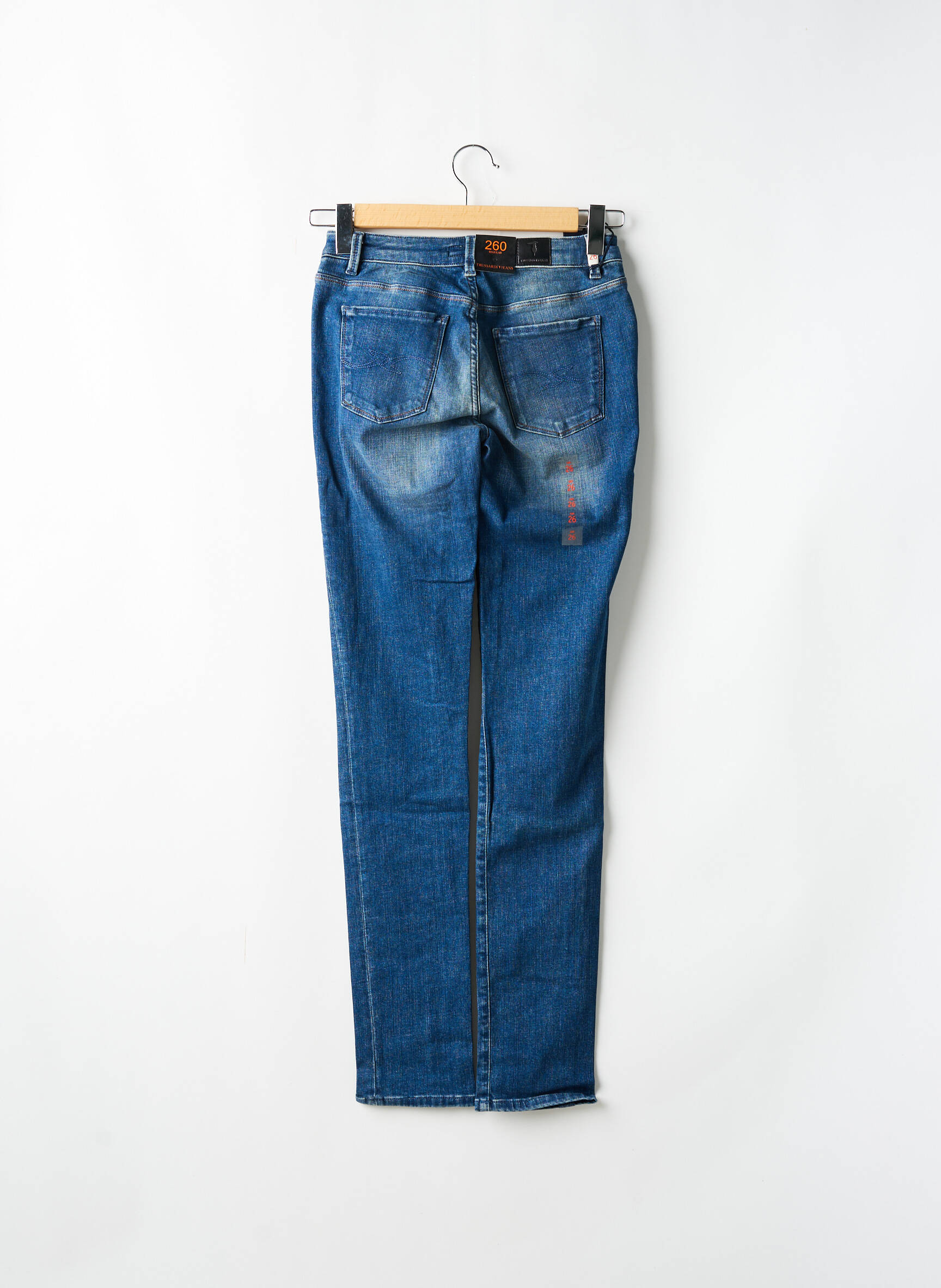 Lieknos džinsai tamprumas normala dydis mėlyna TRUSSARDI JEANS moteris