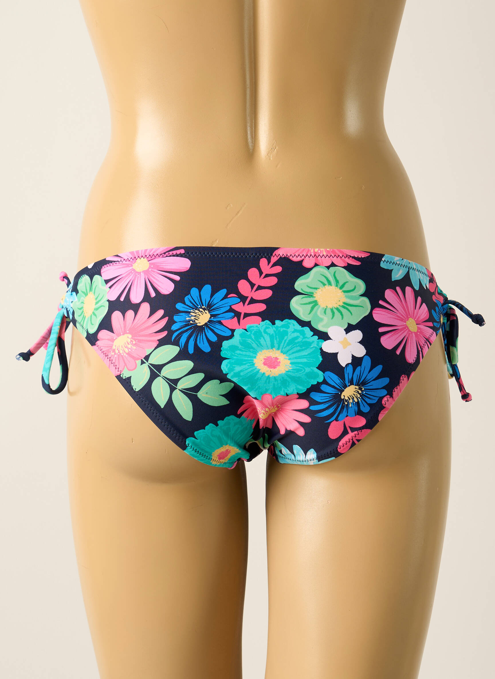 Maudymosi kelnaitės gėlių raštas bikini mėlyna YSABEL MORA moteris