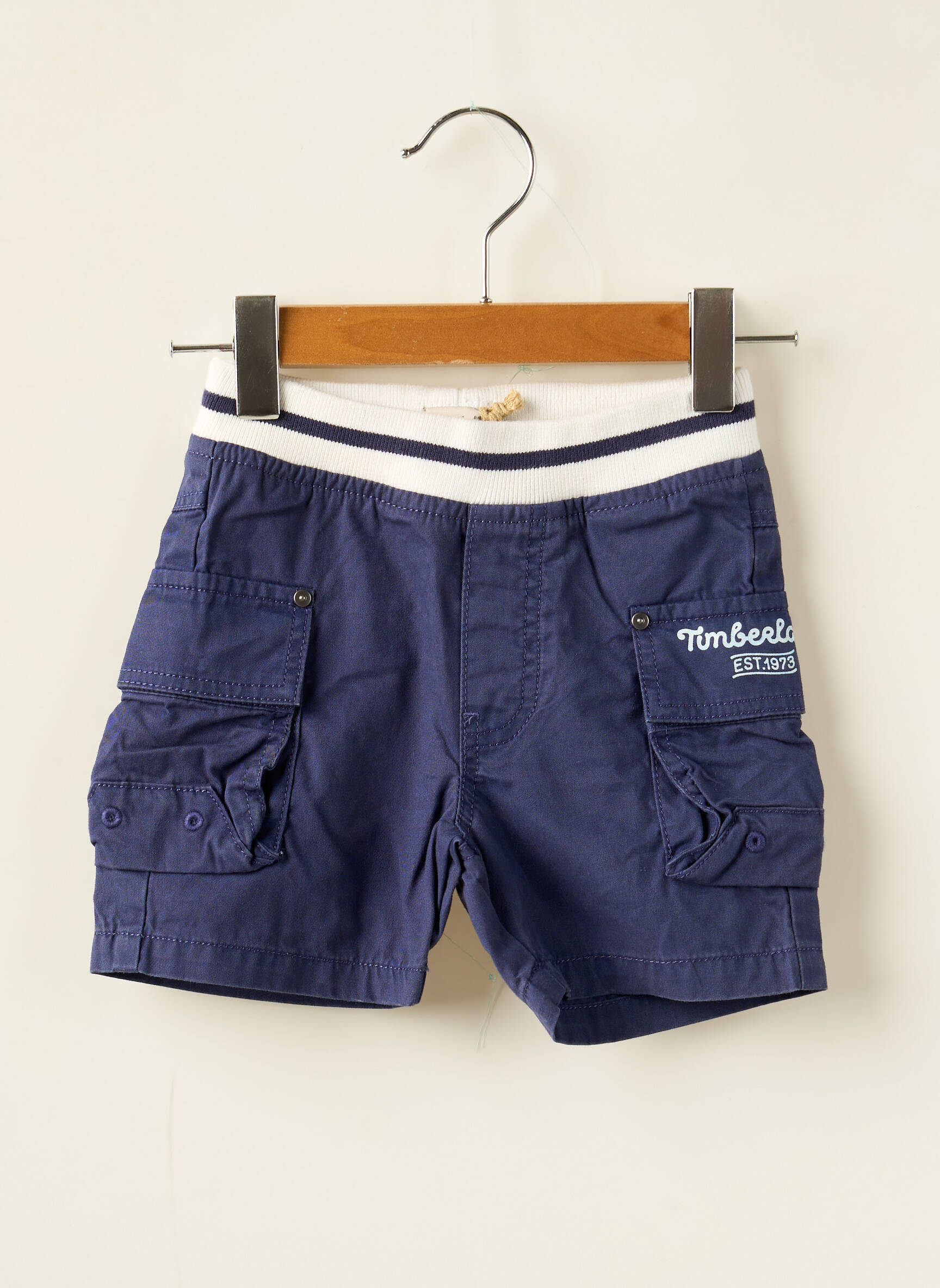 Bermudas daug kišenių elastinė dydis mėlyna TIMBERLAND berniukas