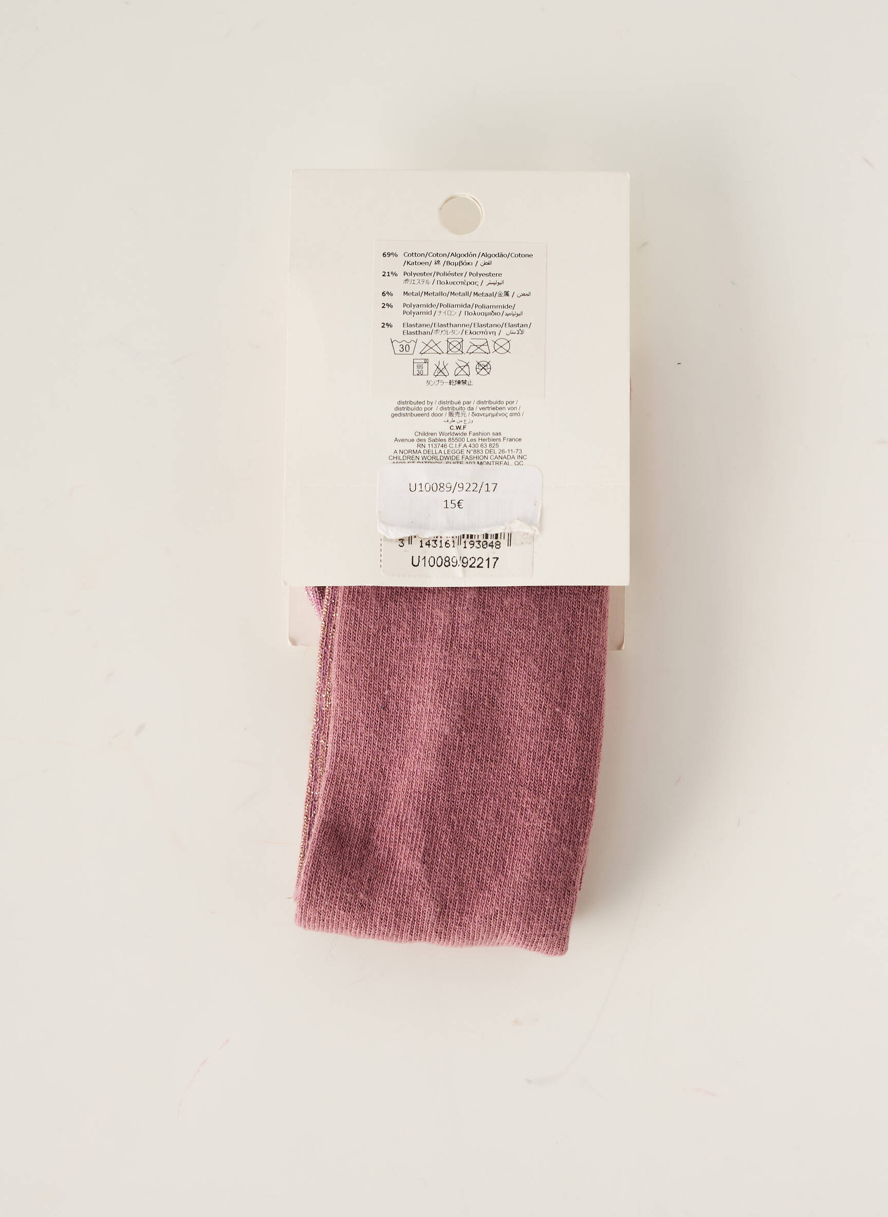 Kojinės tamprumas rožinė BILLIEBLUSH mergina