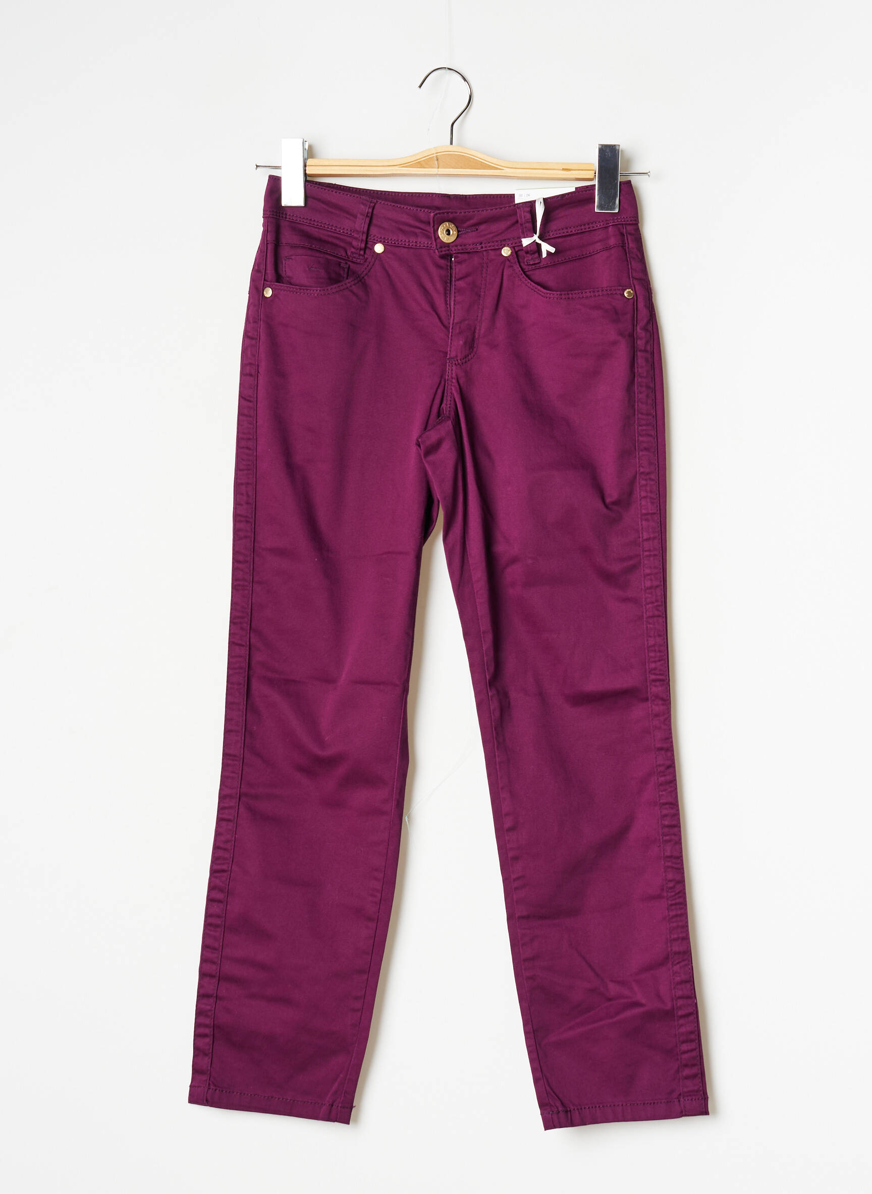 7/8 kelnės tamprumas violetinis STREET ONE moteris
