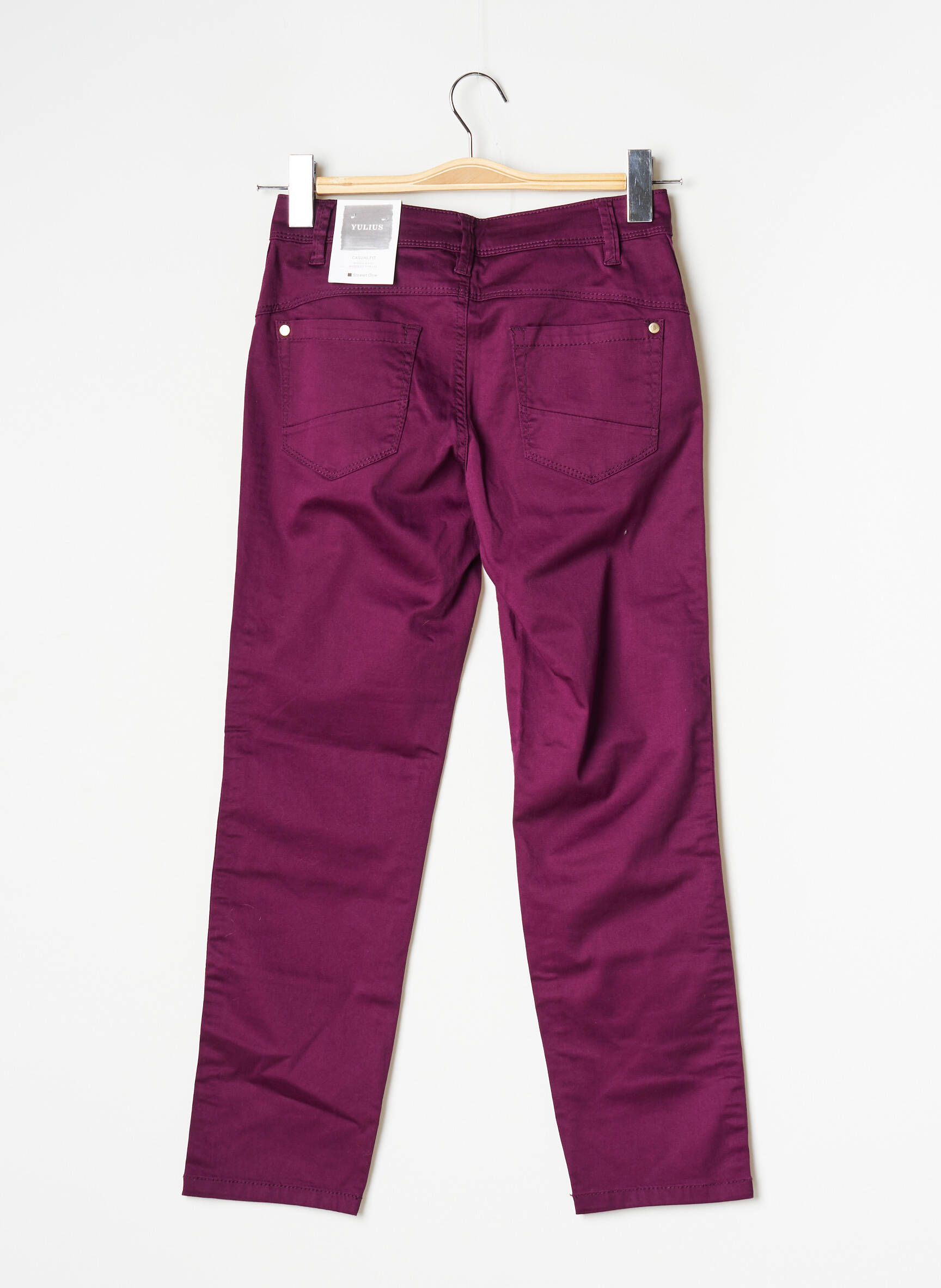 7/8 kelnės tamprumas violetinis STREET ONE moteris
