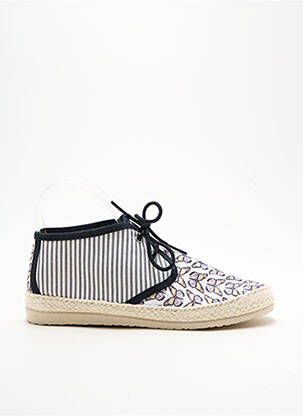 Espadrilės šnervių uždarymas plokščias kulnas iki 3 cm baltas IPPON VINTAGE moteris