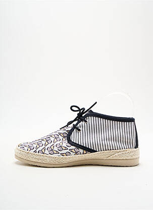 Espadrilės šnervių uždarymas plokščias kulnas iki 3 cm baltas IPPON VINTAGE moteris