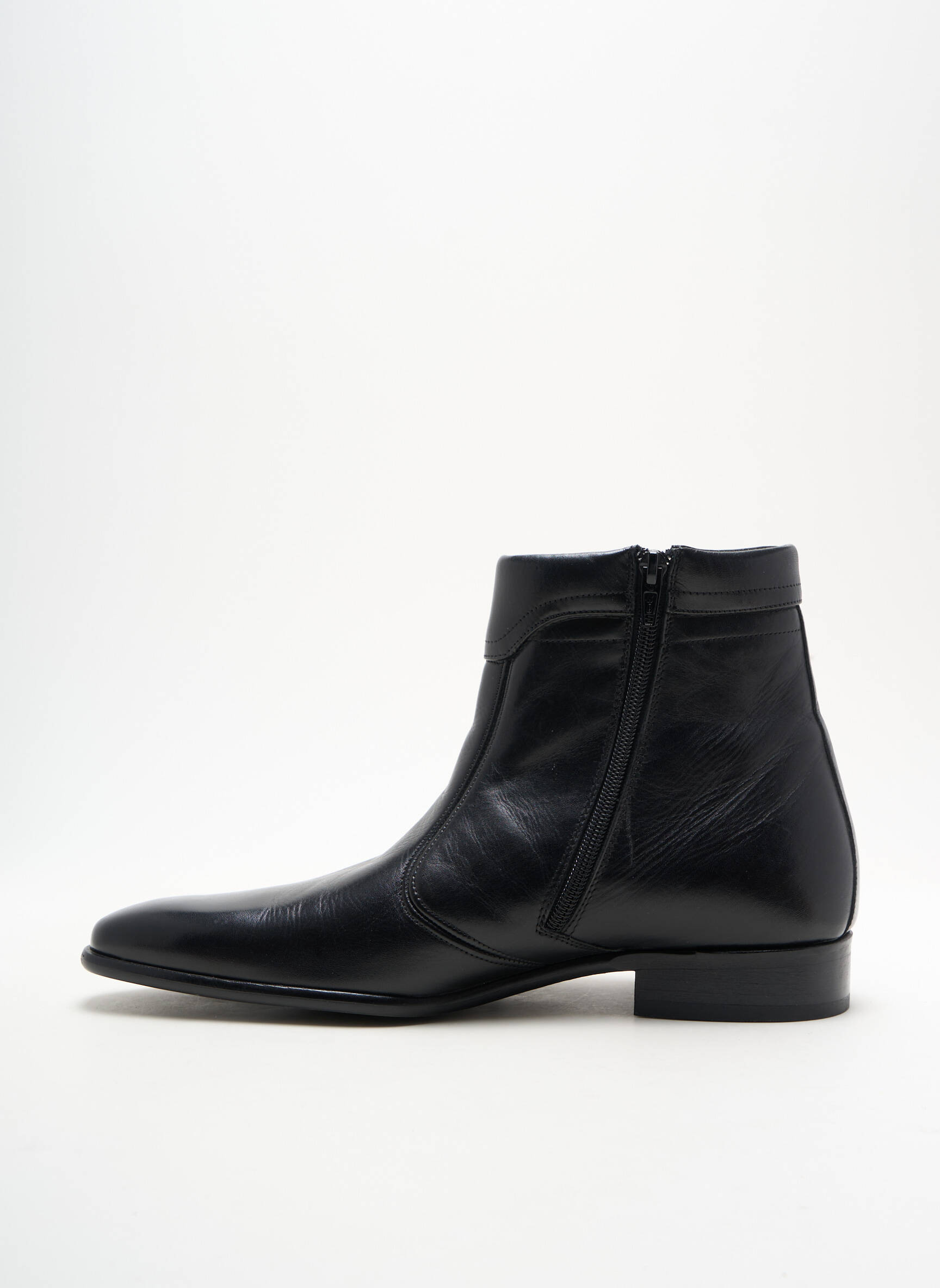 Batai/botai odinė išorinė padas žemas kulnas juodas PIERRE CARDIN vyras