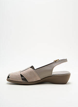 Sandalai/nu pėdos lygus medžiaga kulnas nuo 4 iki 6 cm pilka AEROSOLES moteris