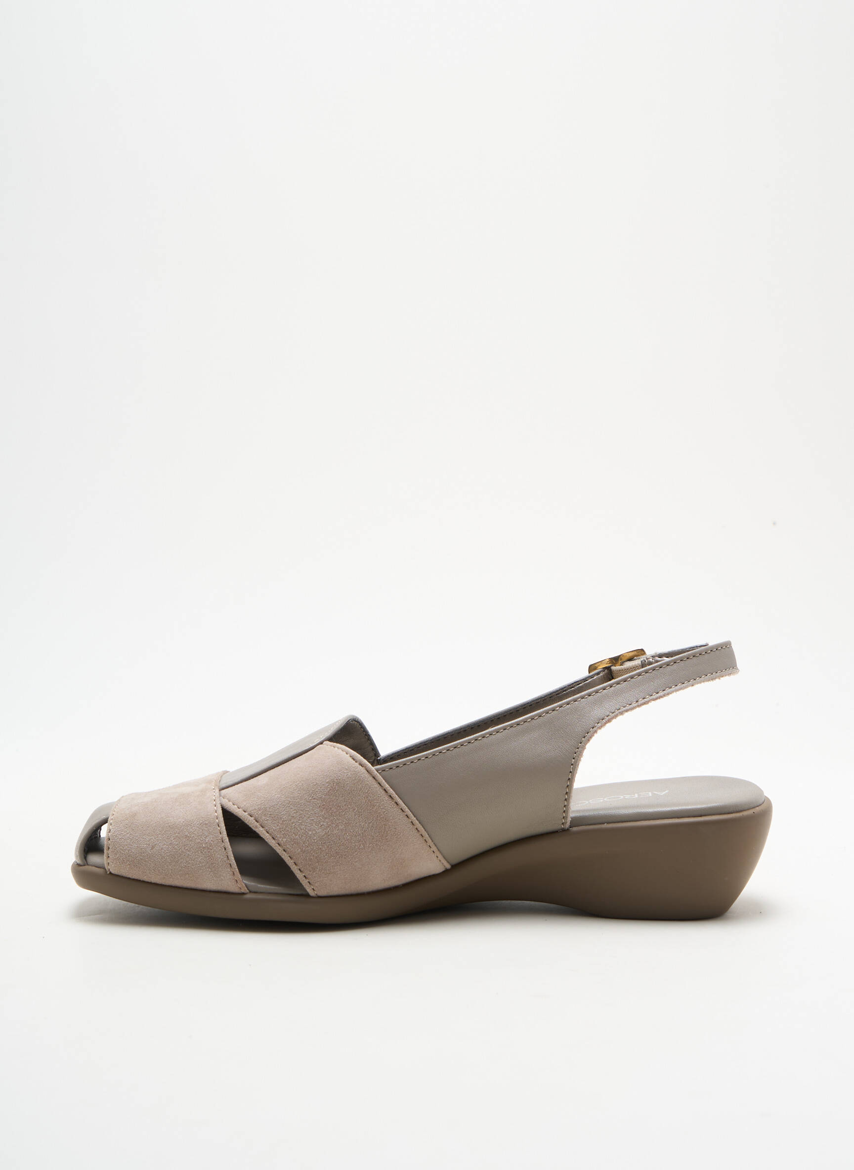 Sandalai/nu pėdos lygus medžiaga kulnas nuo 4 iki 6 cm pilka AEROSOLES moteris
