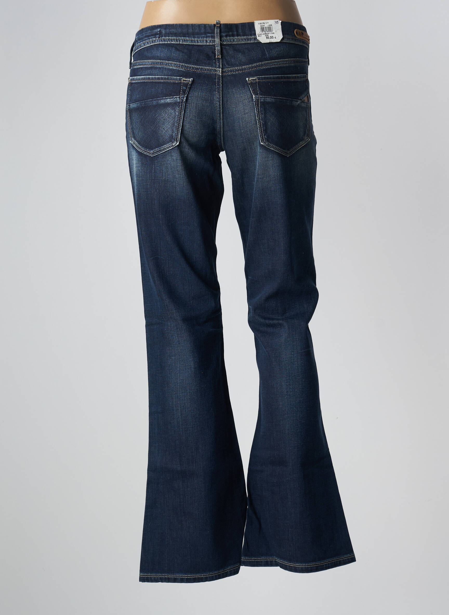 Flare tipo džinsai tamprumas maža dydžio mėlyna MELTIN'POT moteris
