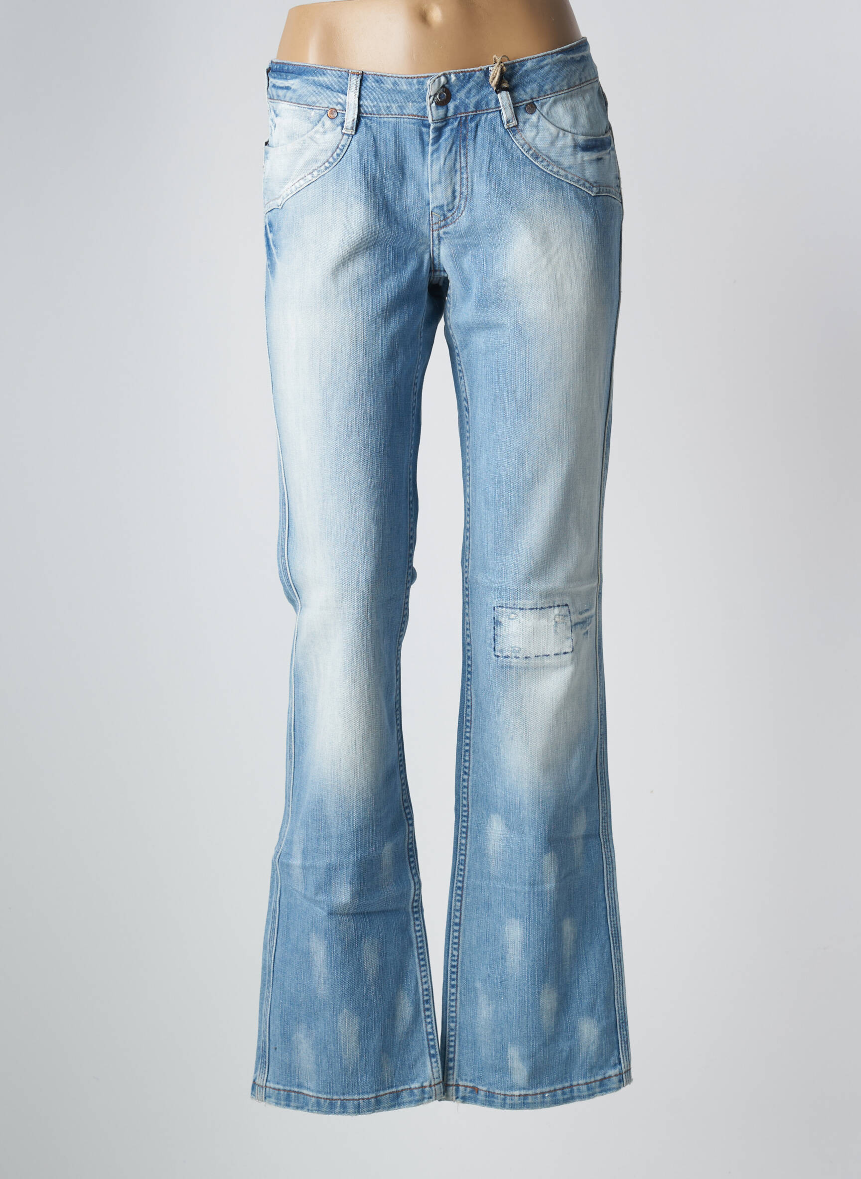 Bootcut džinsai tamprumas maža dydžio mėlyna SCHOOL RAG moteris
