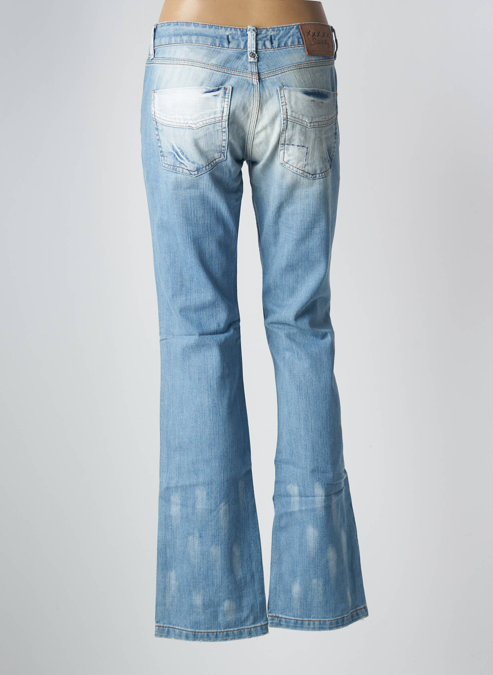 Bootcut džinsai tamprumas maža dydžio mėlyna SCHOOL RAG moteris