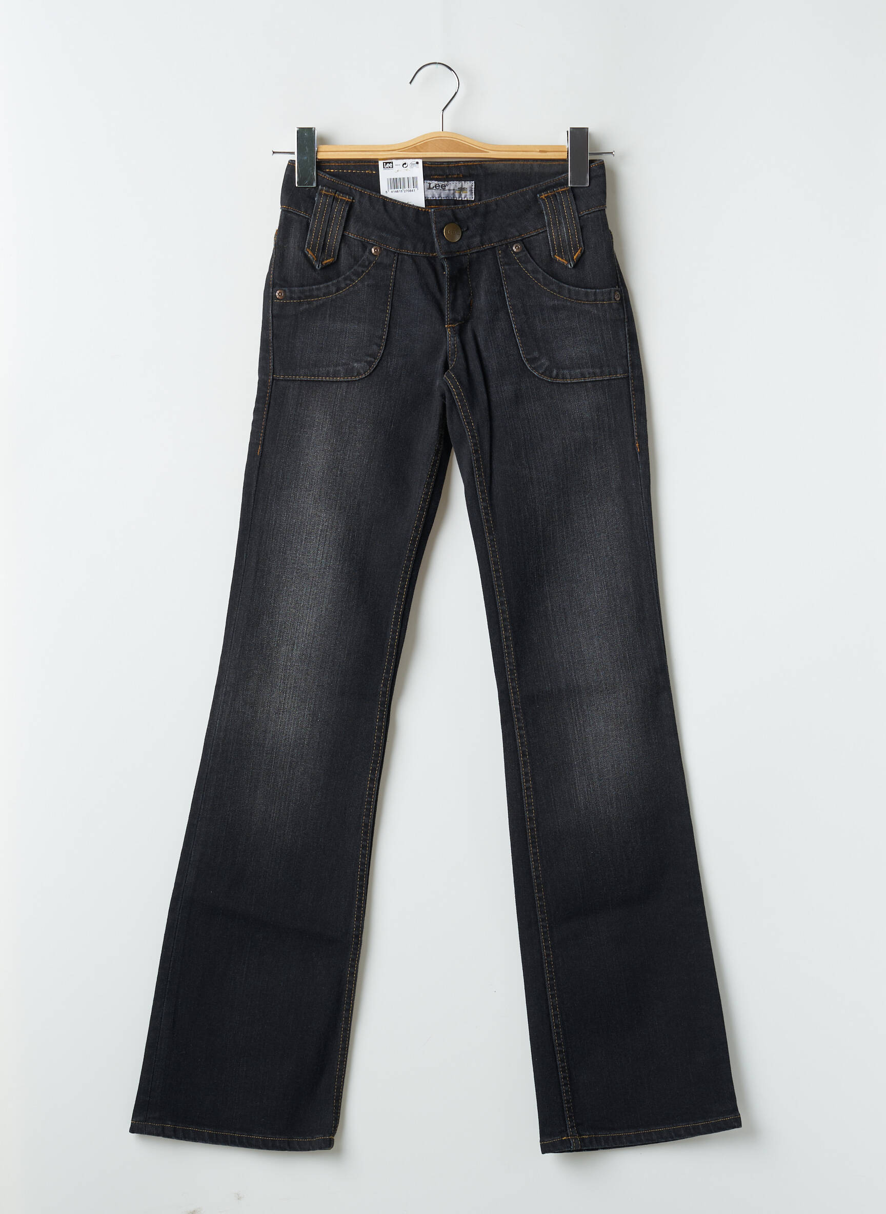 Bootcut džinsai tamprumas maža dydžio juodas LEE COOPER moteris