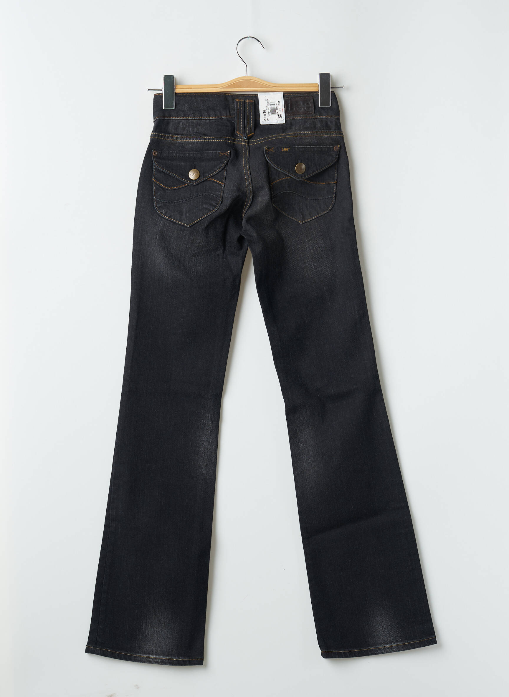 Bootcut džinsai tamprumas maža dydžio juodas LEE COOPER moteris