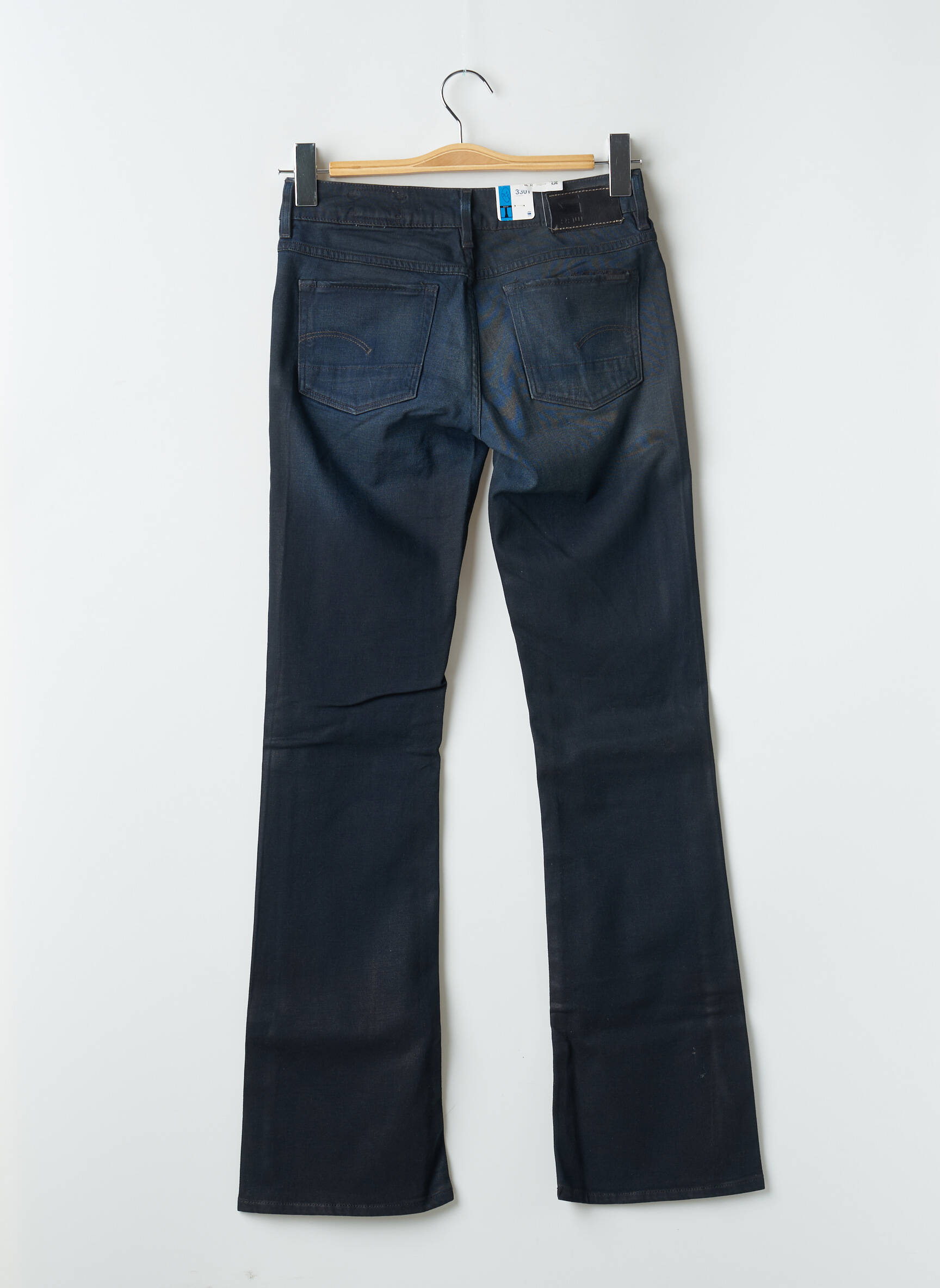 Bootcut džinsai tamprumas maža dydžio mėlyna G STAR moteris