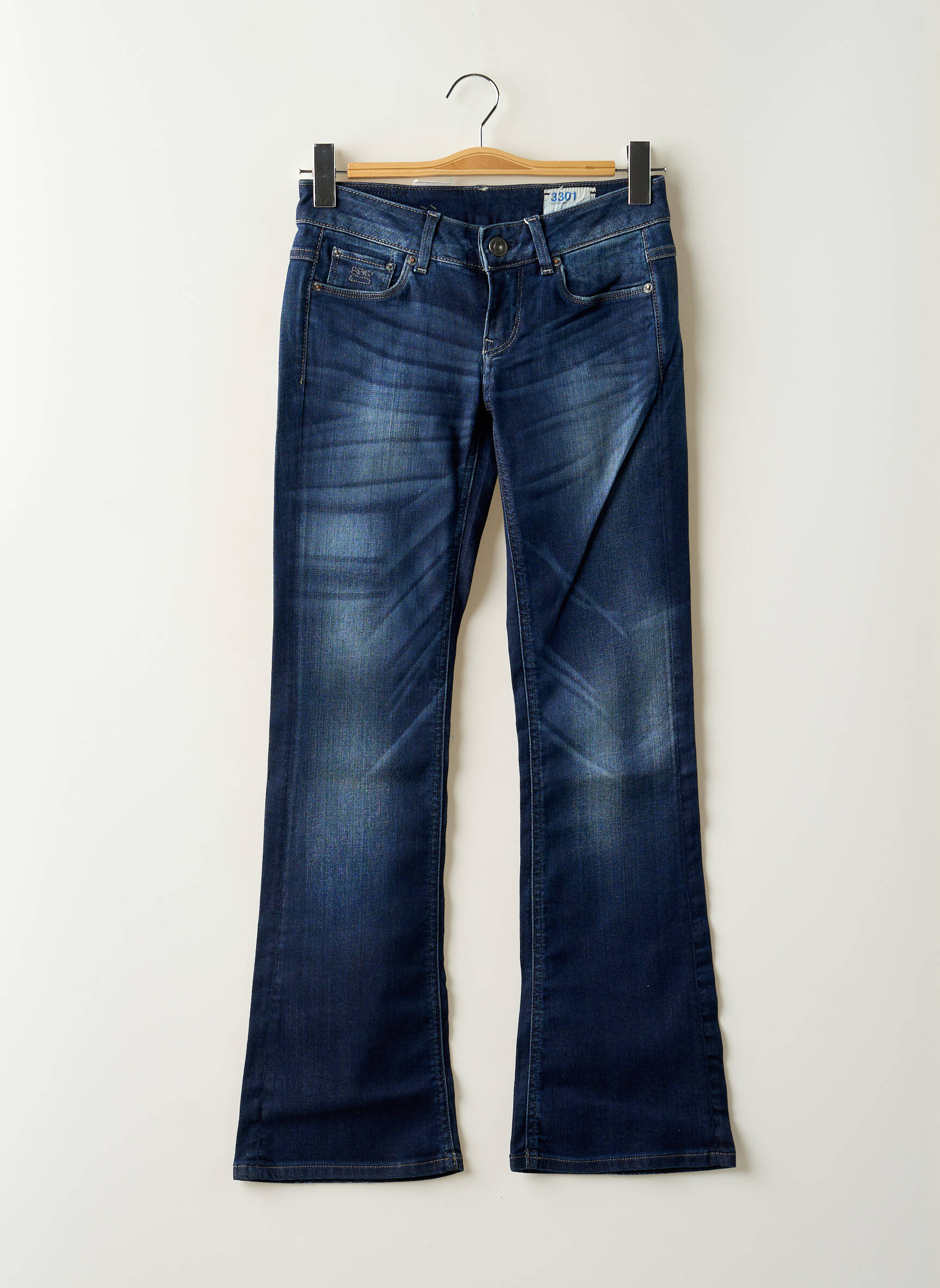Bootcut džinsai tamprumas maža dydžio mėlyna G STAR moteris