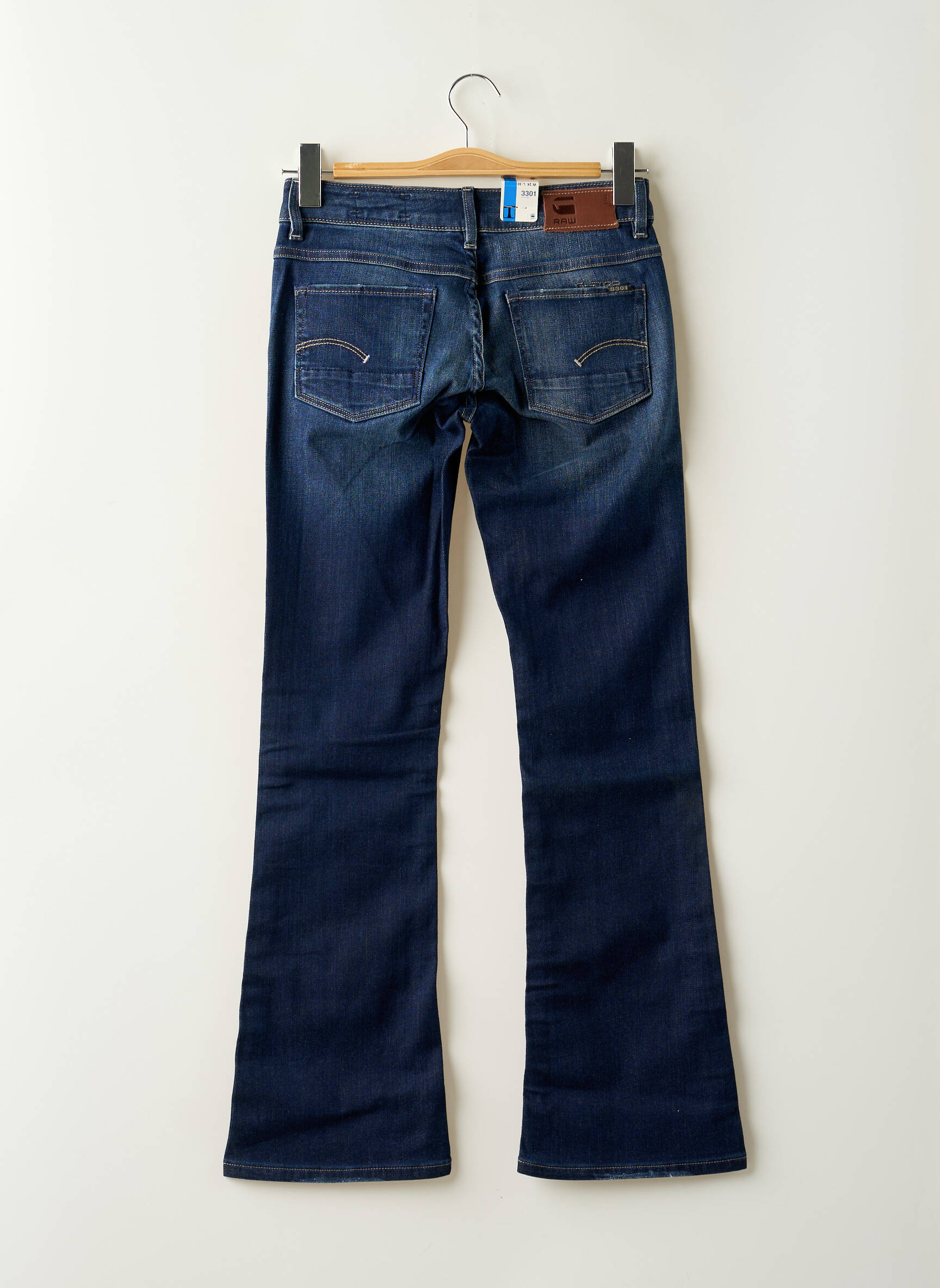 Bootcut džinsai tamprumas maža dydžio mėlyna G STAR moteris