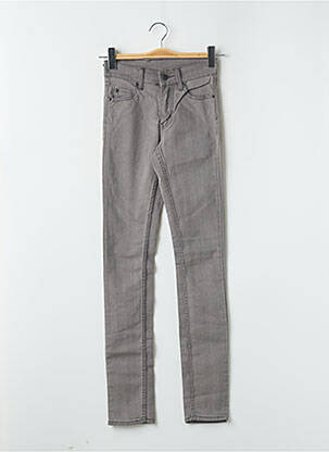 Lieknos džinsai aukšta talija aukšta talija pilka CHEAP MONDAY moteris