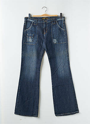 Flare tipo džinsai normala dydis normala dydis mėlyna RWD moteris