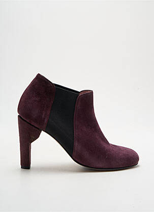 Batai/botai nubuko audinys kulnas nuo 7 iki 9 cm violetinis ALEGORY moteris