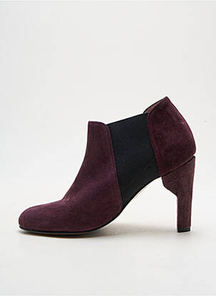 Batai/botai nubuko audinys kulnas nuo 7 iki 9 cm violetinis ALEGORY moteris