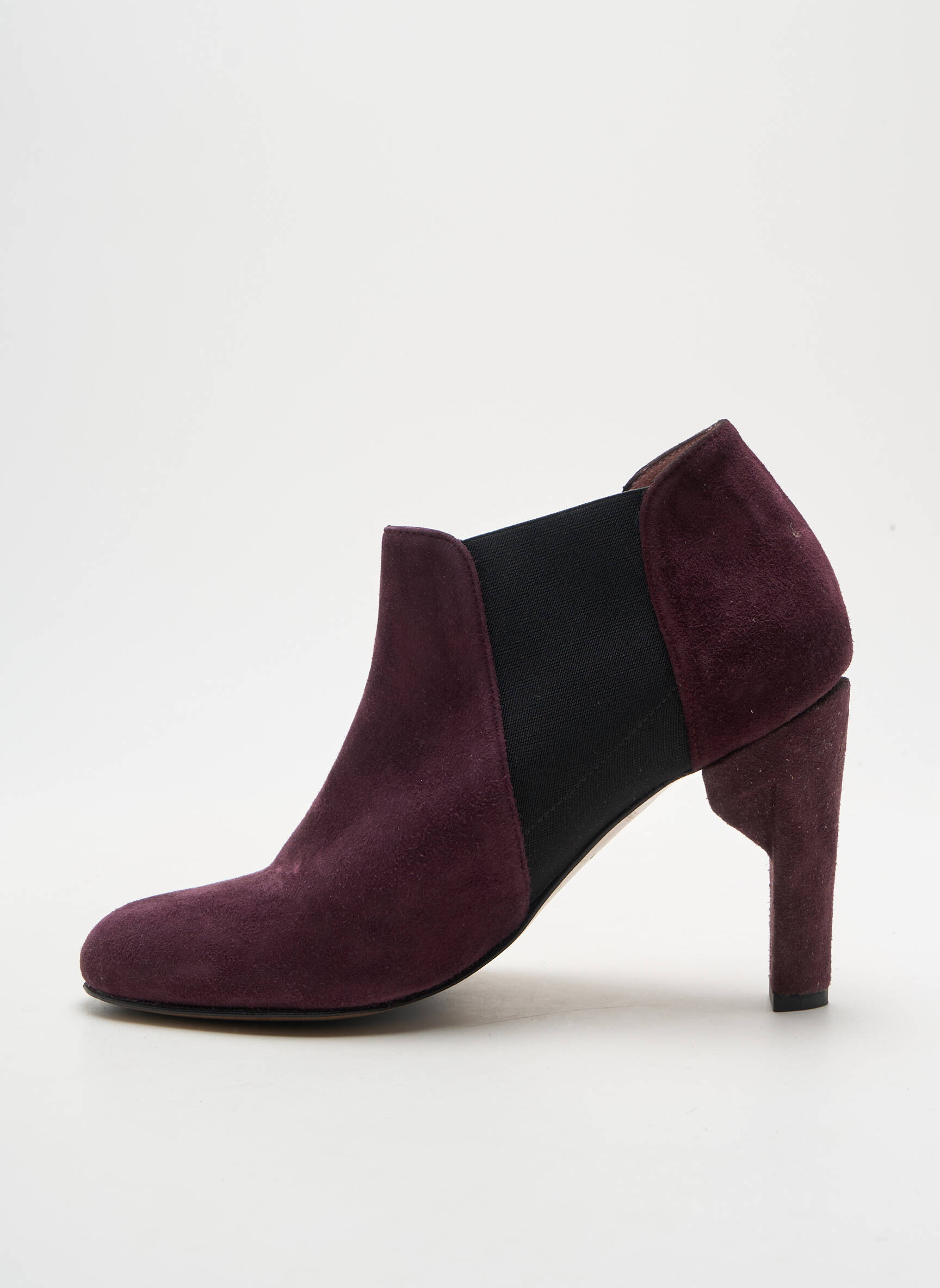 Batai/botai nubuko audinys kulnas nuo 7 iki 9 cm violetinis ALEGORY moteris