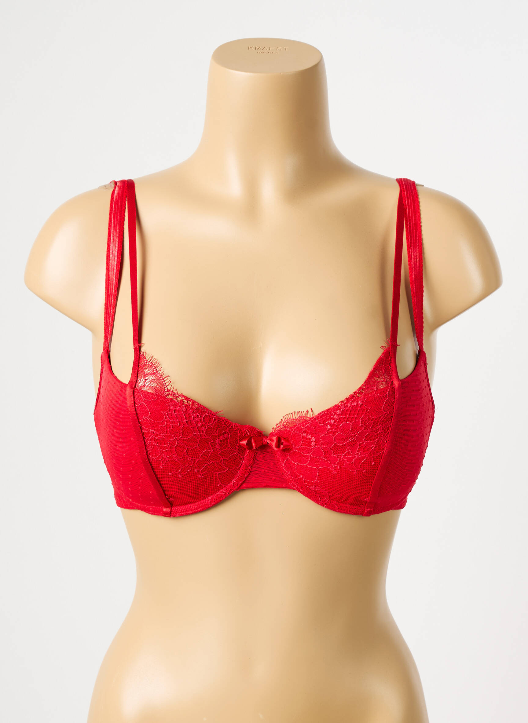 Liemenėlė push-up liemenėlė su aukštu palaikymu push-up liemenėlė su aukštu palaikymu raudona PASSIONATA moteris