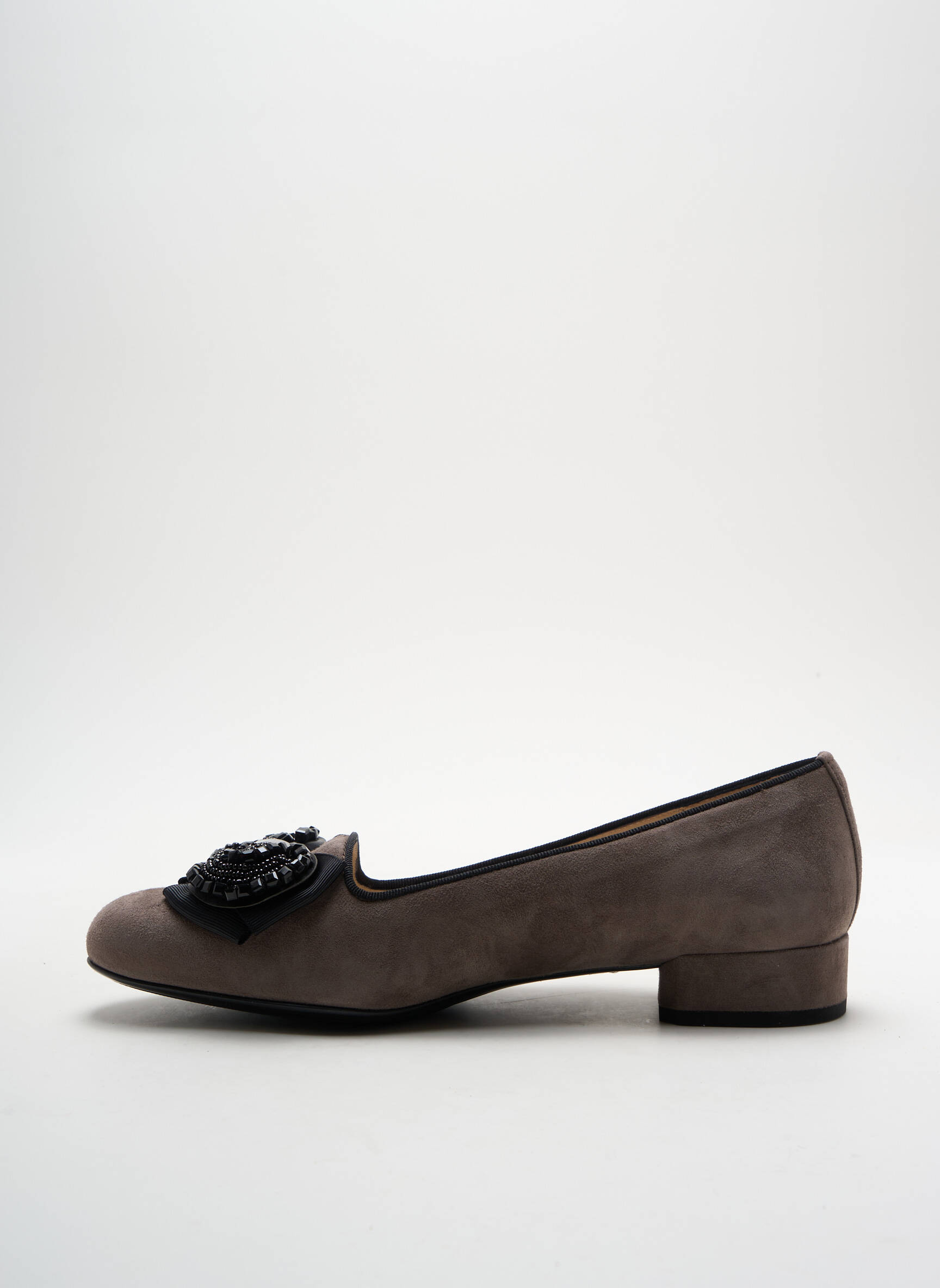 Balerinos amortizuojančios pado tipas plokščias kulnas iki 3 cm pilka MODA DI FAUSTO moteris