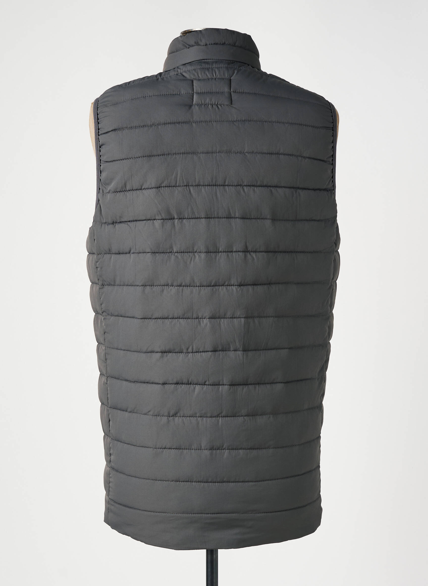 Pūkinė striukė kišenės be gobtuvų pilka JACK & JONES vyras