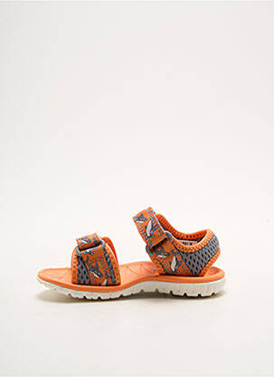 Sandalai/nu pėdos spauda atvira pabaiga oranžinė CLARKS berniukas