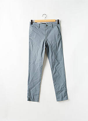 Chino kelnė popelinos audinys, kuris pasižymi lygiu ir tankiu paviršiumi. pilka JACK & JONES vyras