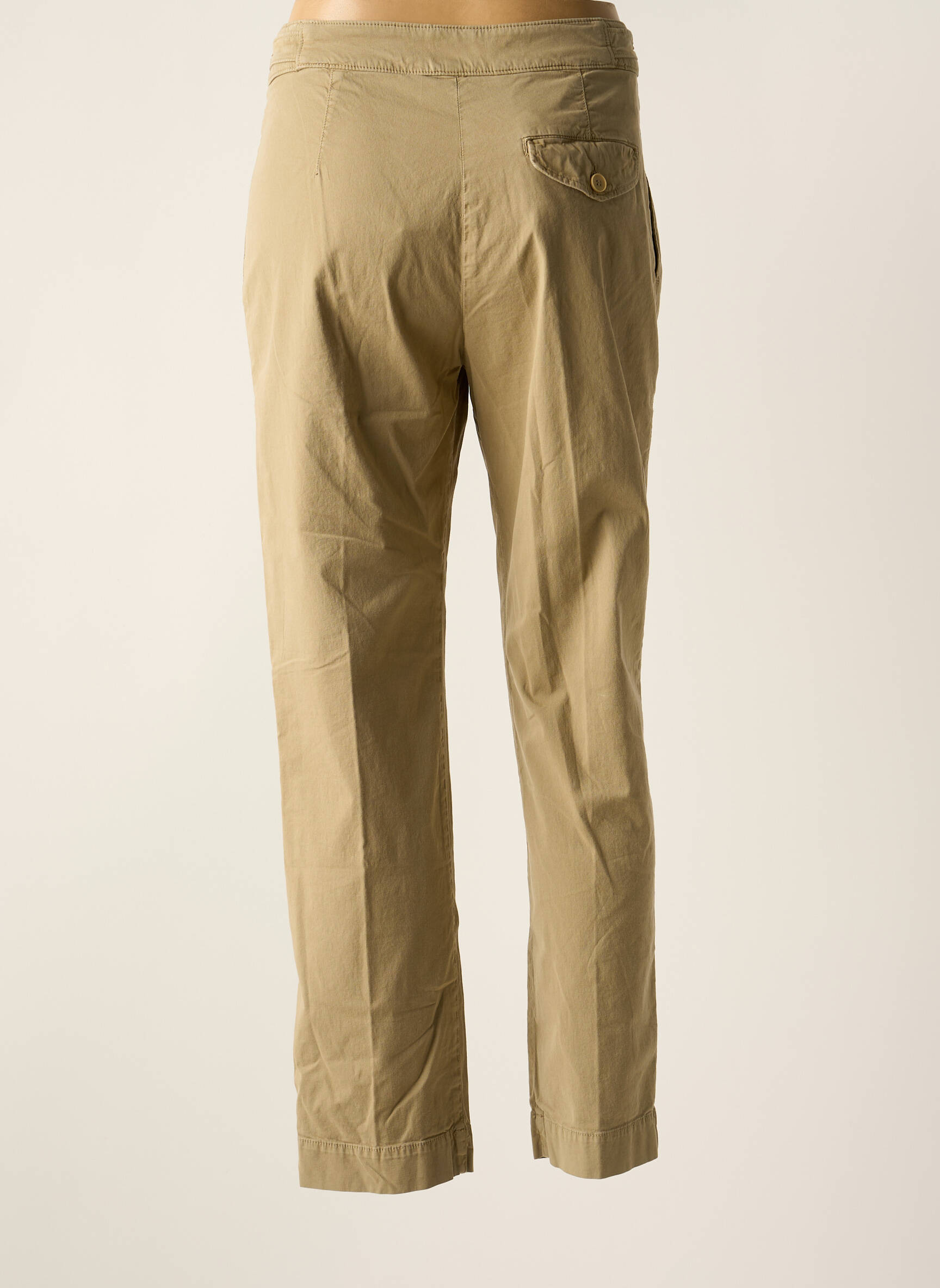 Lieknos kelnės popelinos audinys, kuris pasižymi lygiu ir tankiu paviršiumi. normala dydis bežinis BENSIMON moteris