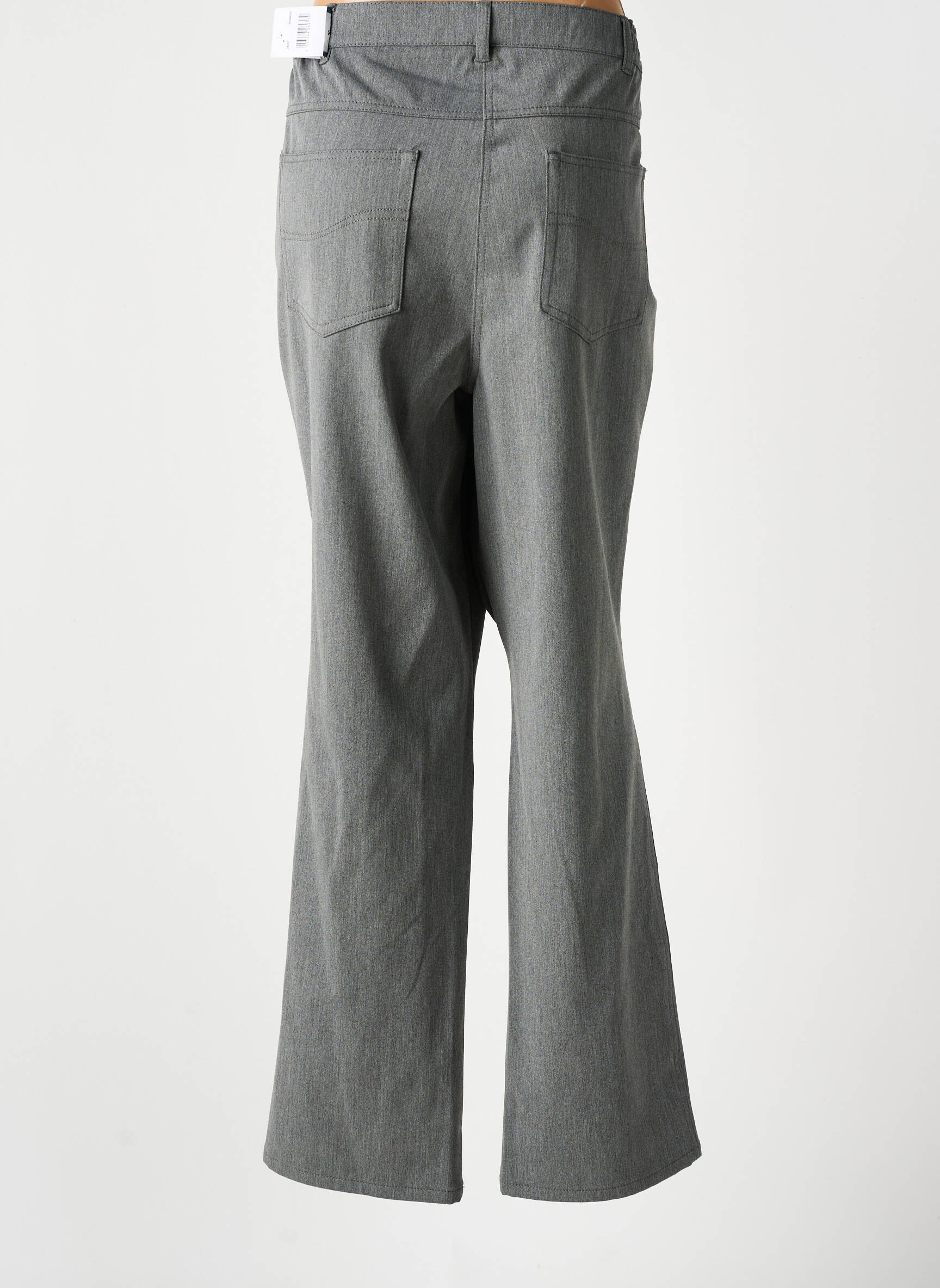 Tiesi kelnė uždarymas su užtrauktuku po mygtuku uždengimu pilka GERKE MY PANTS moteris