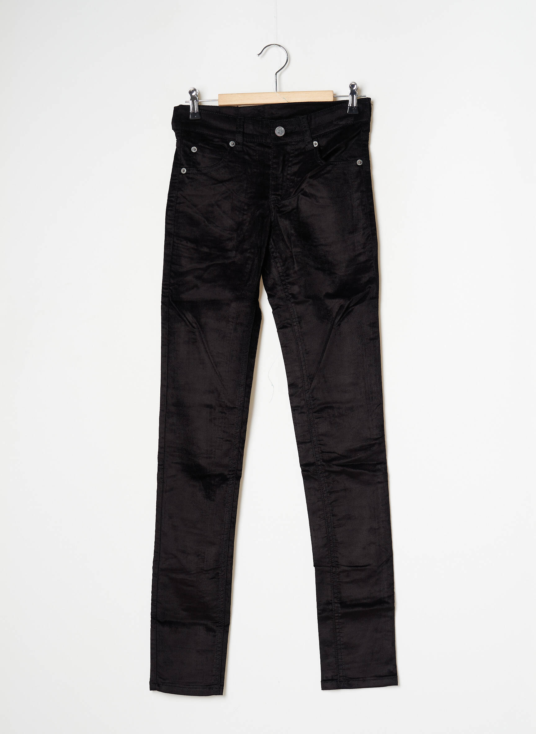 Lieknos kelnės tamprumas normala dydis juodas CHEAP MONDAY moteris