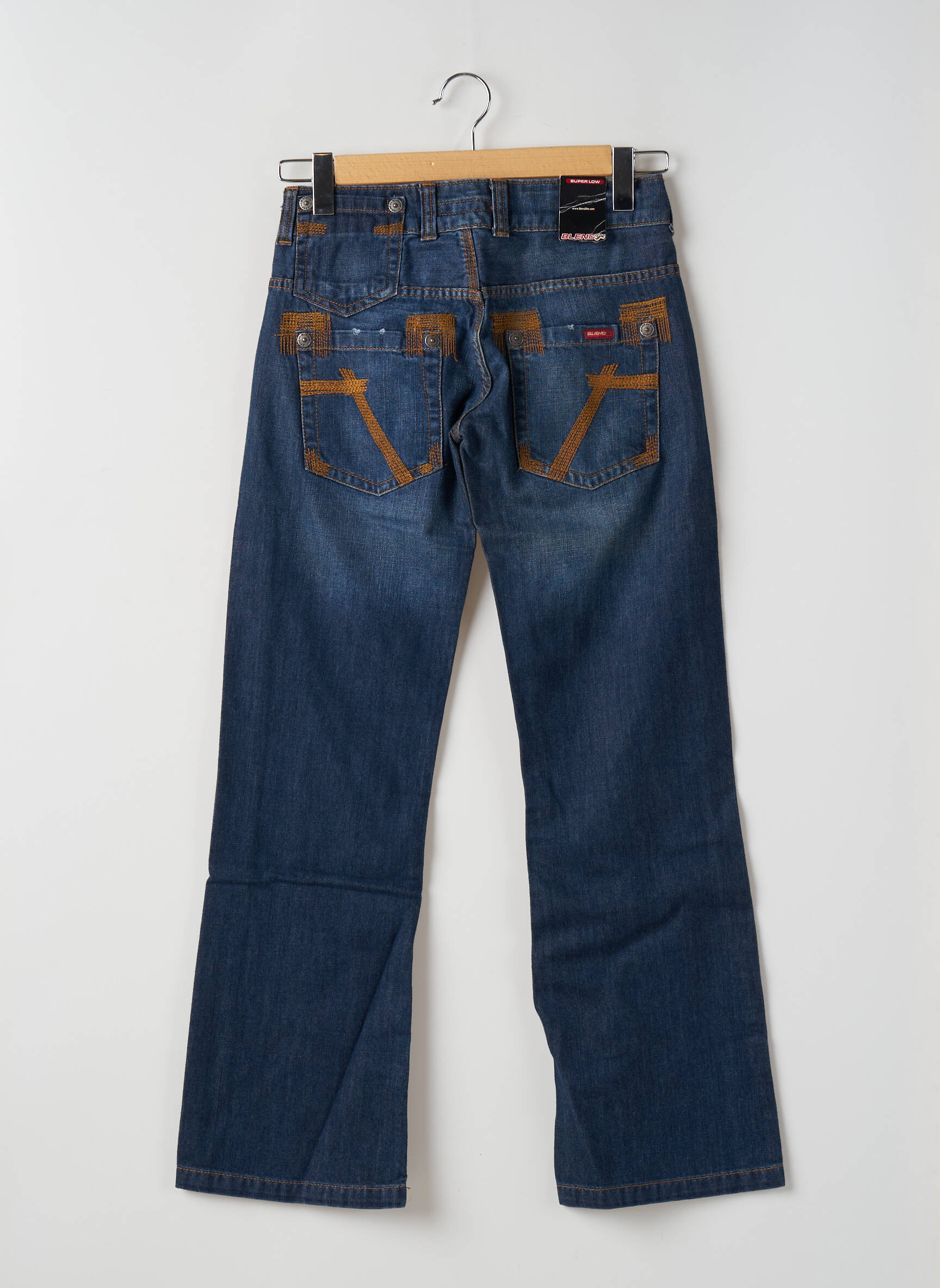 Bootcut džinsai tamprumas maža dydžio mėlyna BLEND SHE moteris