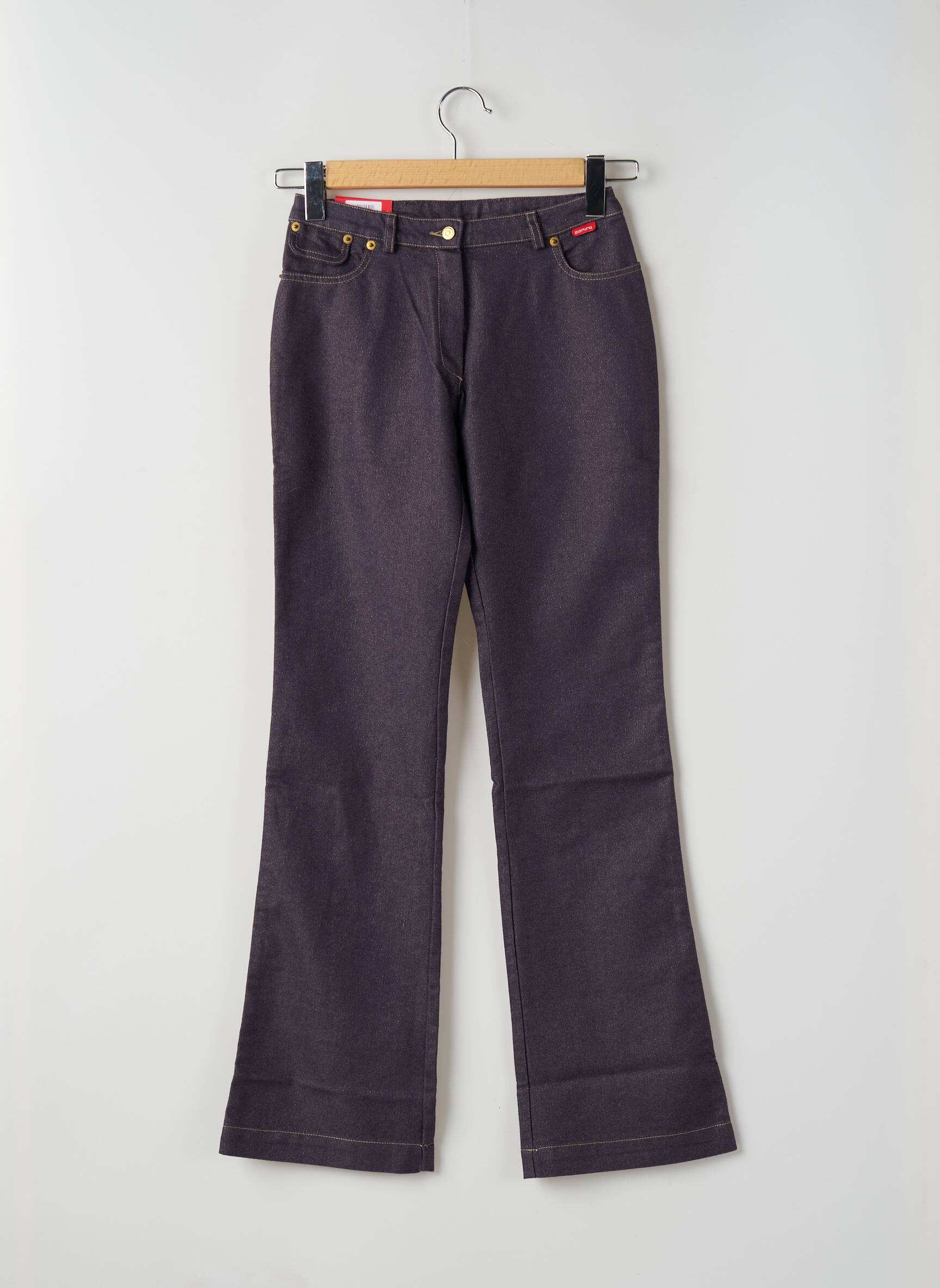 Bootcut džinsai normala dydis normala dydis mėlyna E PURE moteris