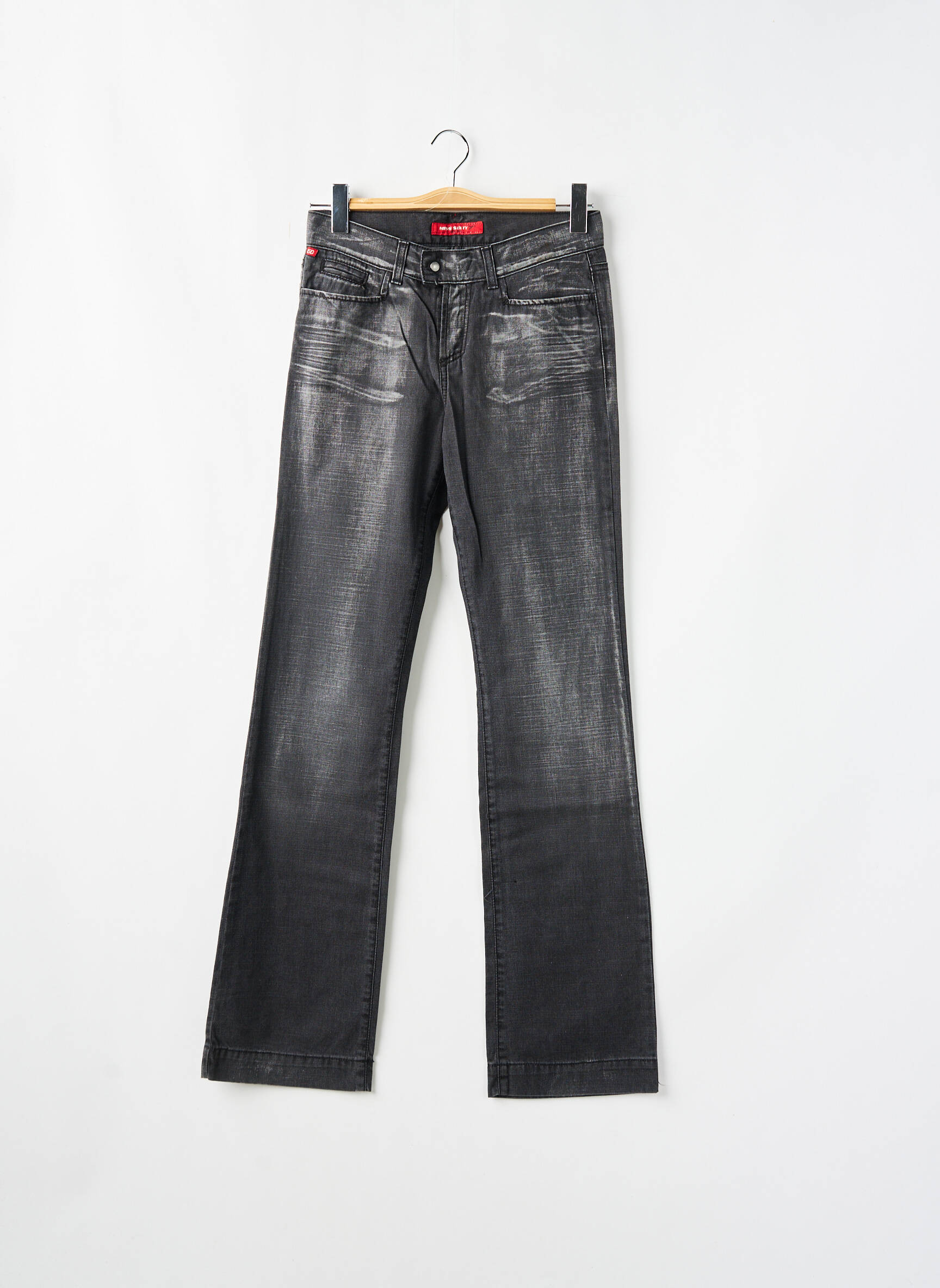 Bootcut džinsai tamprumas maža dydžio juodas MISS SIXTY moteris