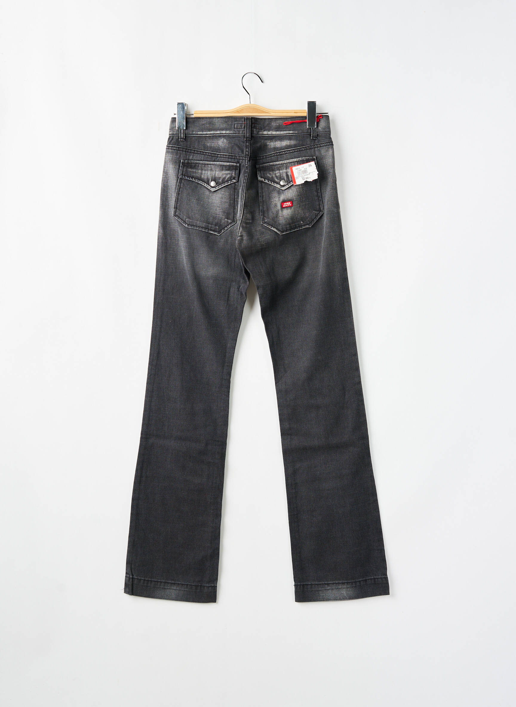 Bootcut džinsai tamprumas maža dydžio juodas MISS SIXTY moteris