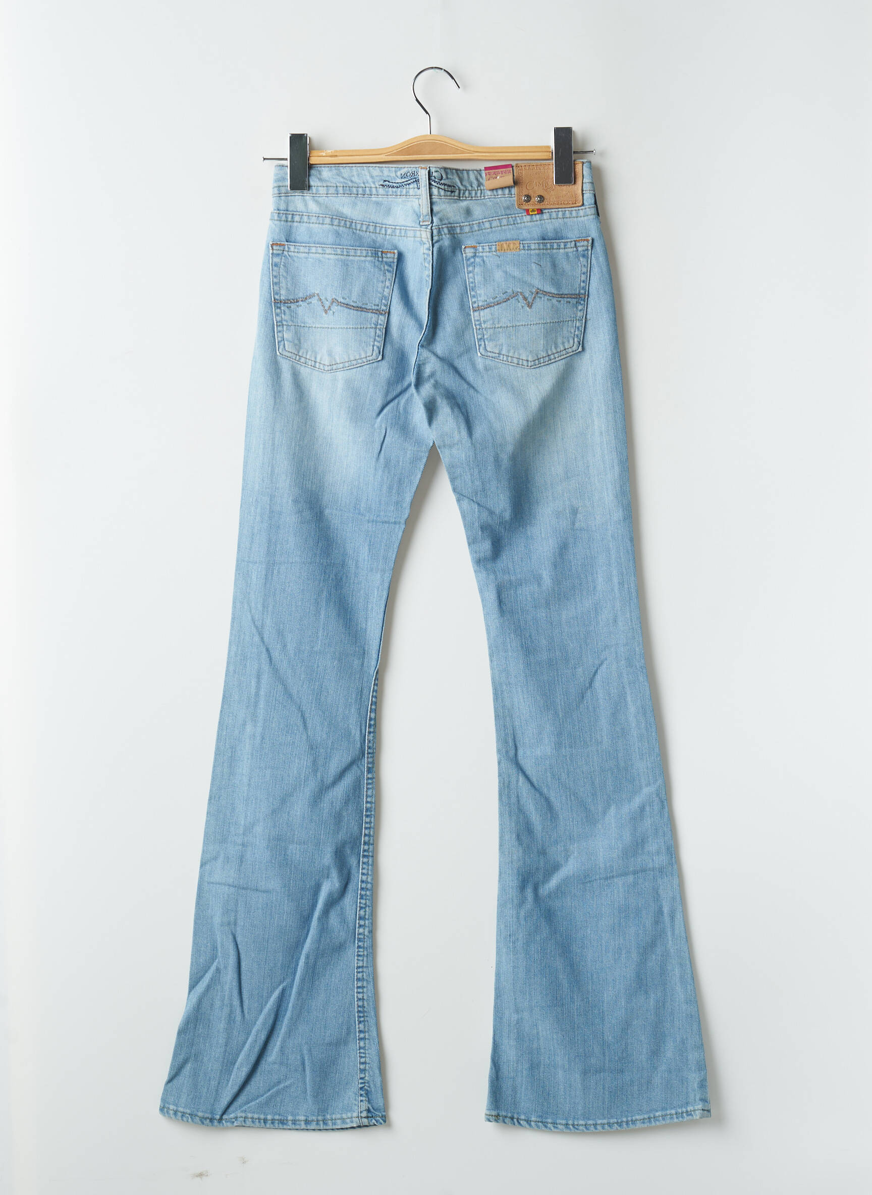 Bootcut džinsai normala dydis normala dydis mėlyna CIMARRON moteris