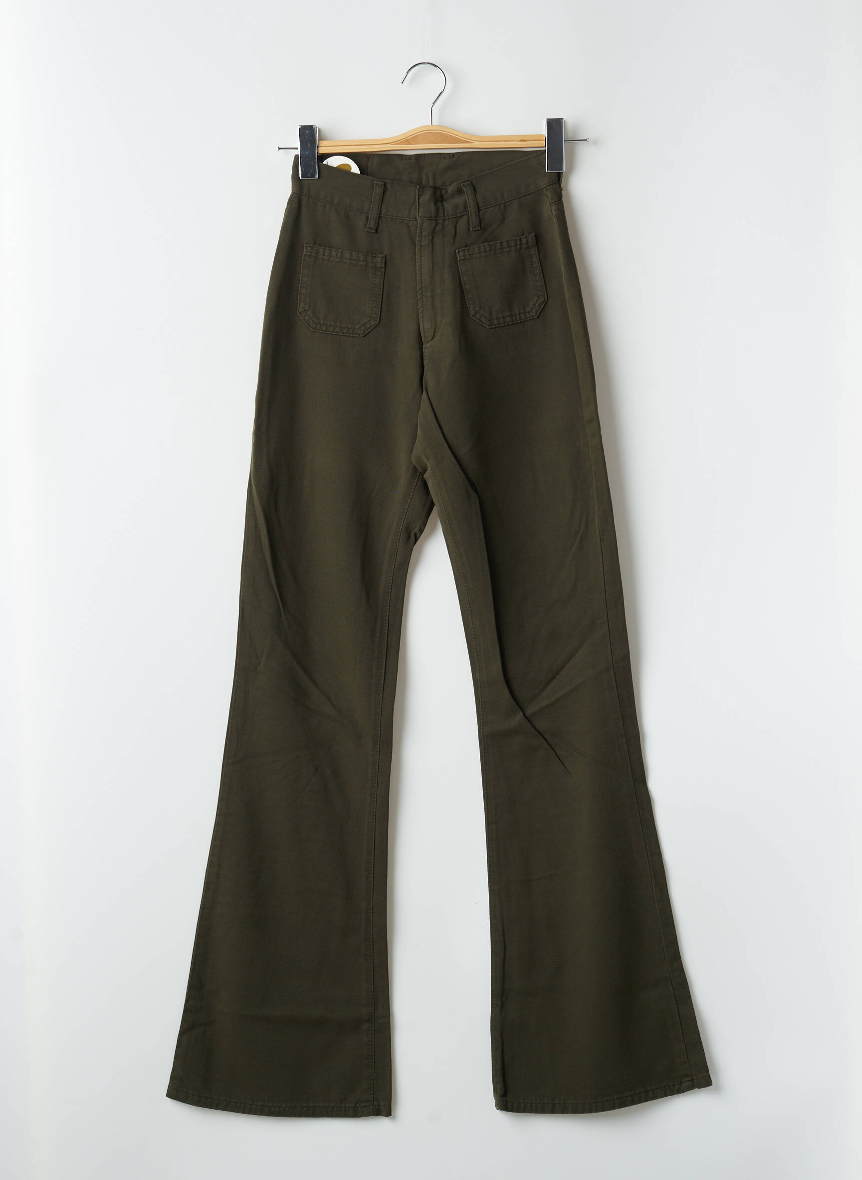 Bootcut džinsai aukšta talija aukšta talija žalias CIMARRON moteris