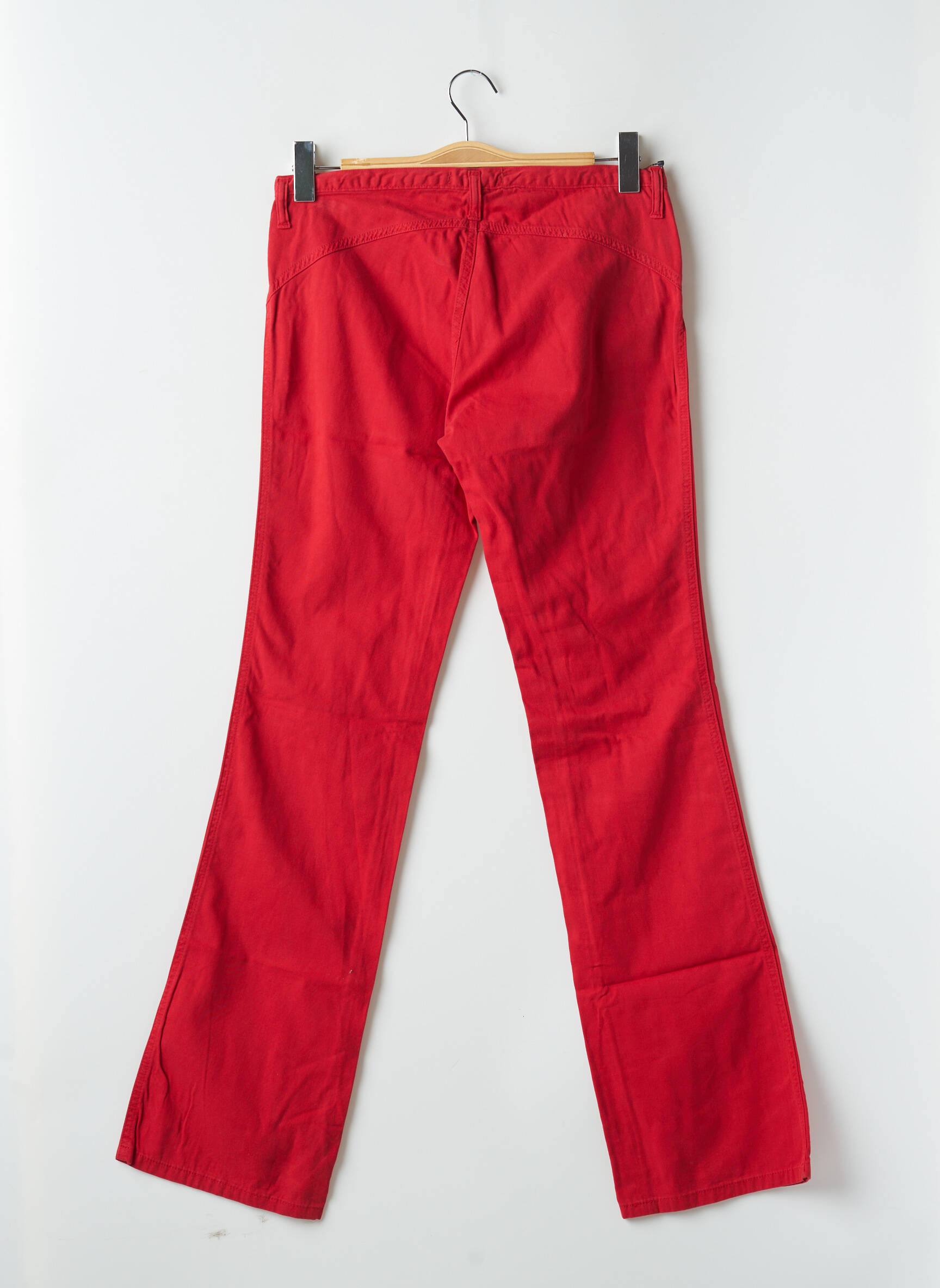 Bootcut džinsai kišenės maža dydžio raudona CIMARRON moteris