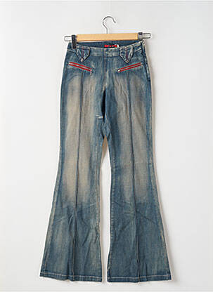 Bootcut džinsai kišenės mėlyna TEDDY SMITH moteris