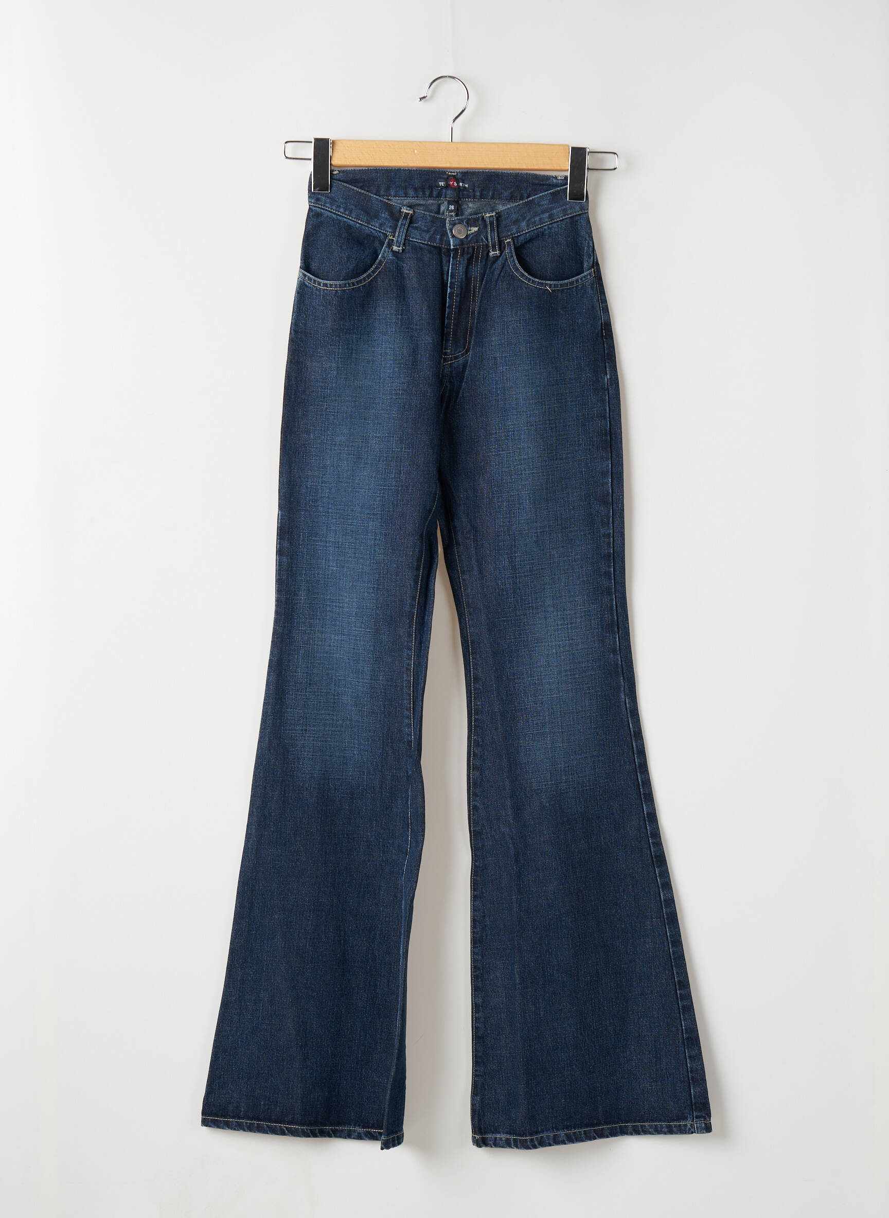 Bootcut džinsai kišenės mėlyna TEDDY SMITH moteris