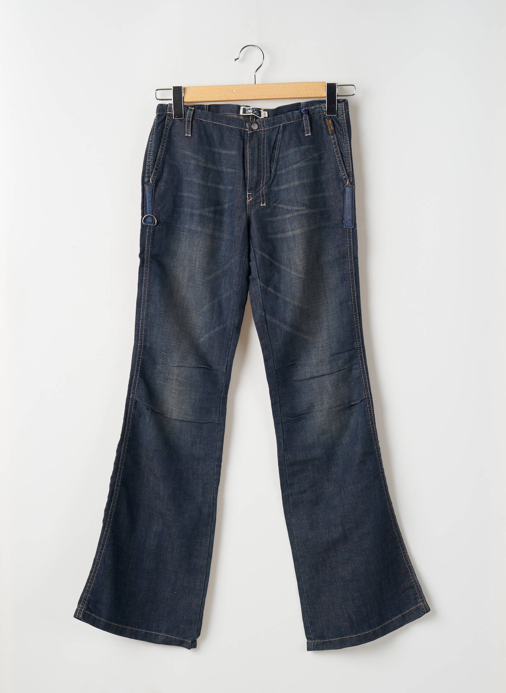 Bootcut džinsai kišenės mėlyna TEDDY SMITH moteris