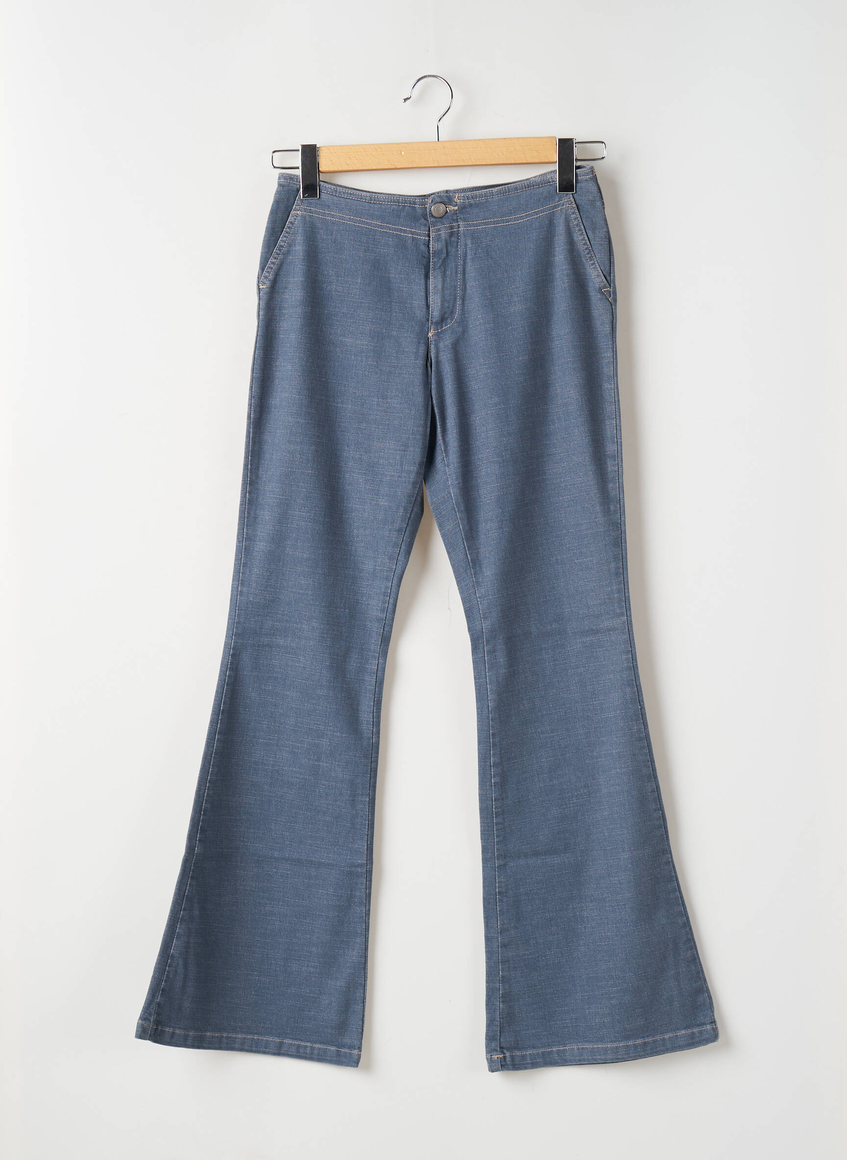 Bootcut džinsai kišenės mėlyna TEDDY SMITH moteris